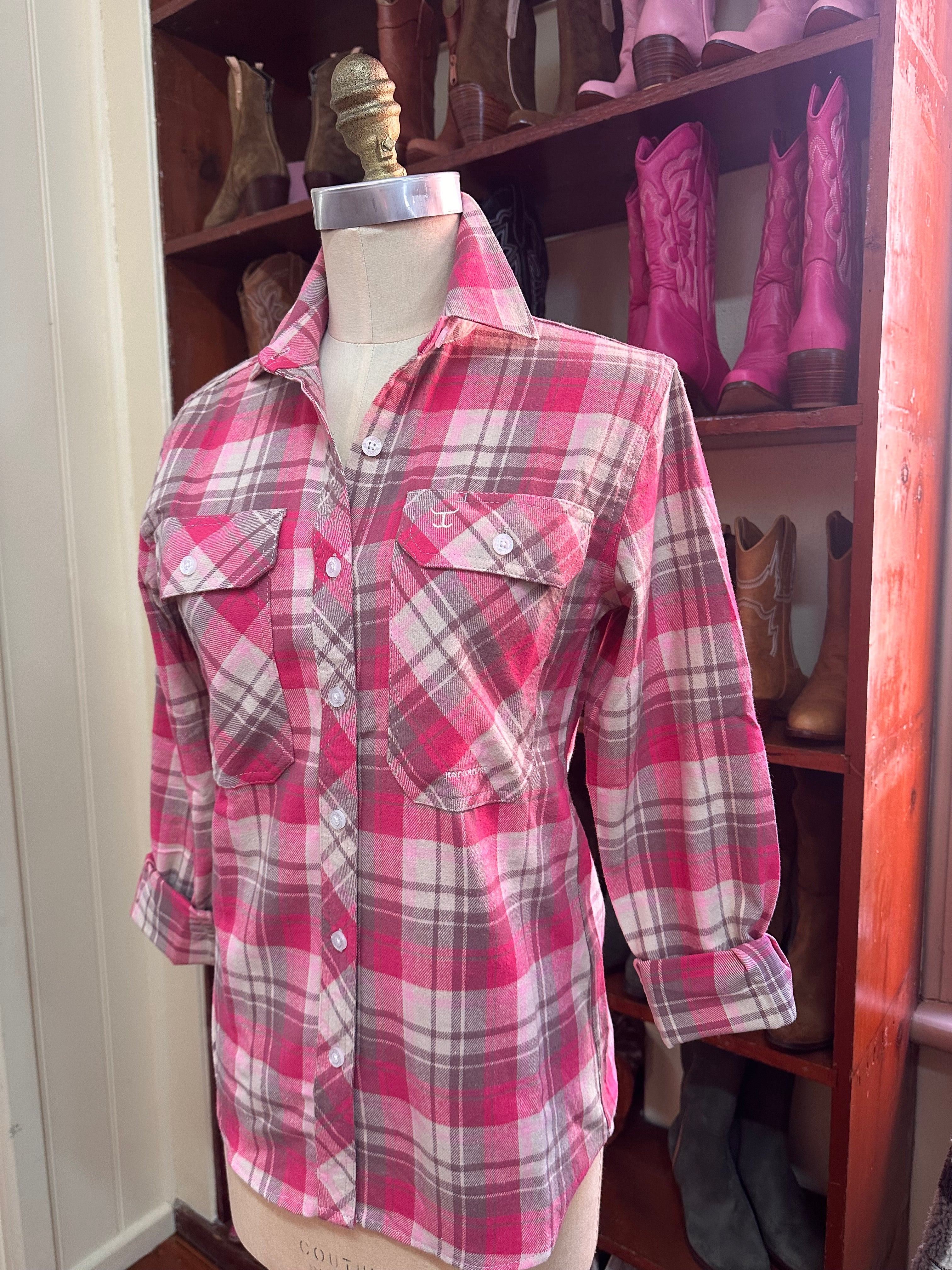 Just Country Checked Flannel Shirts