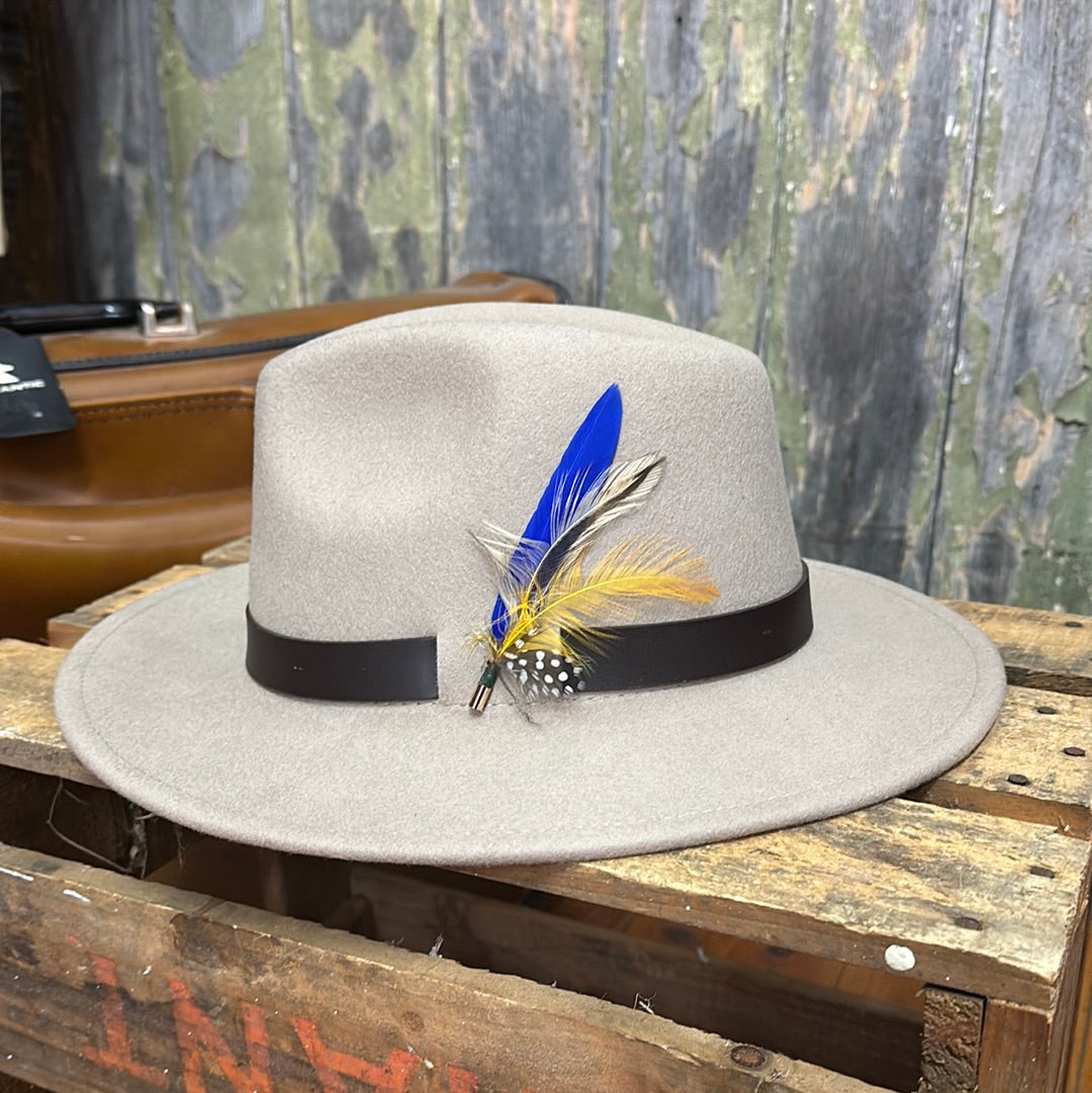 Urban Dust 100% Aussie Felt Fedora - SF363 - Adjustable