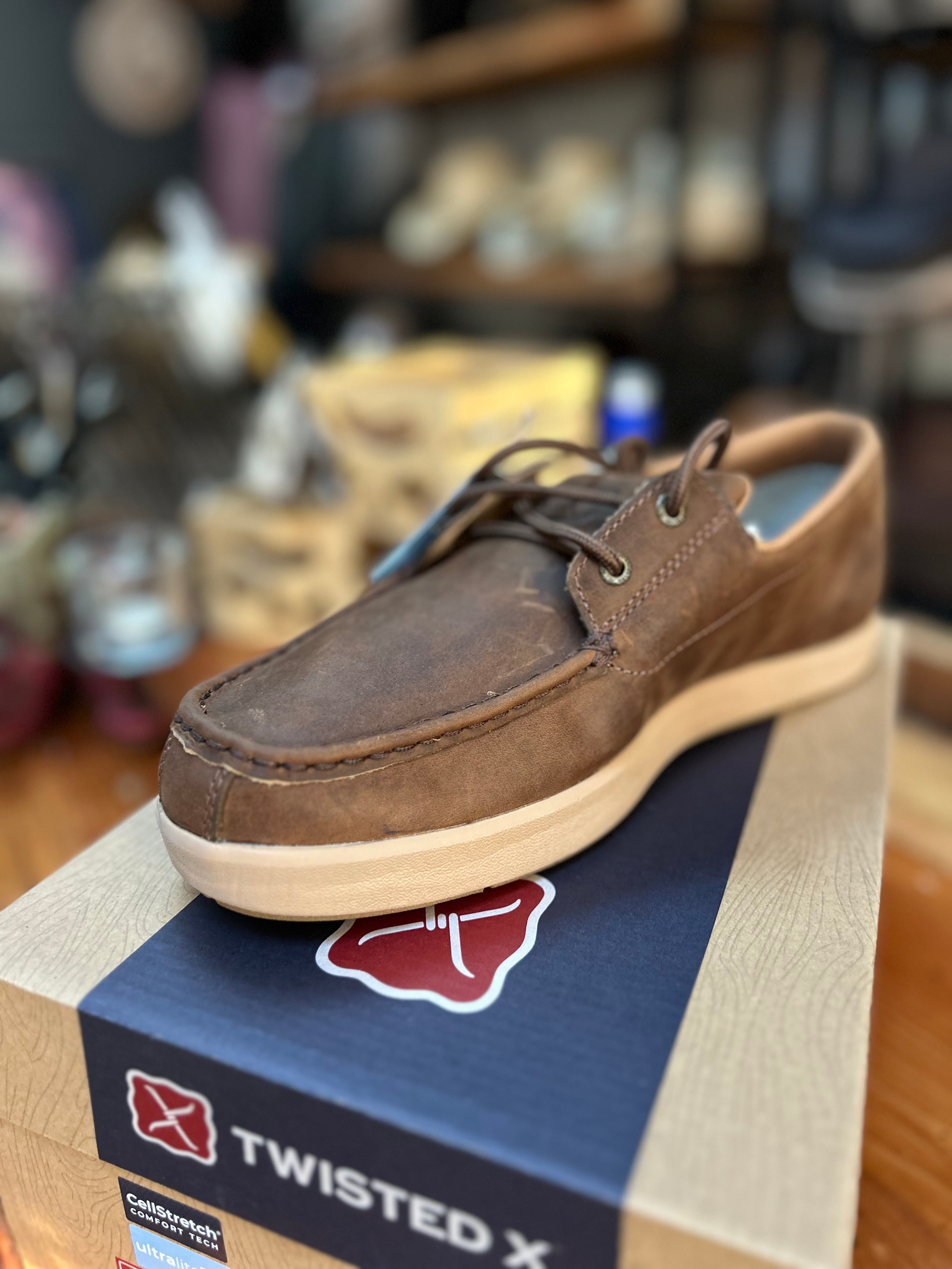 Twisted X Men's Ultra Cell Lace Up Moc - Rust Brown