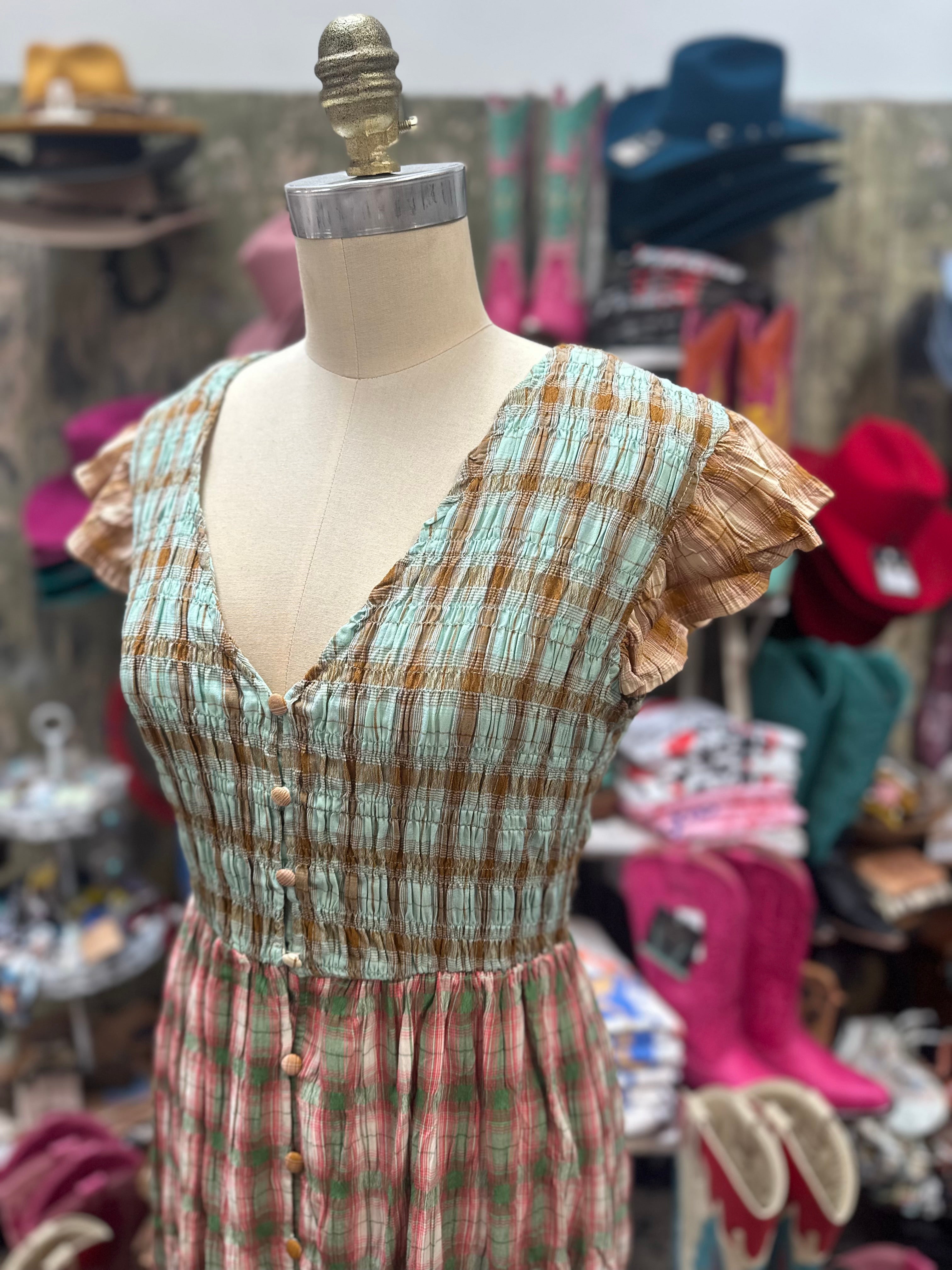 Anna Shearling Dress