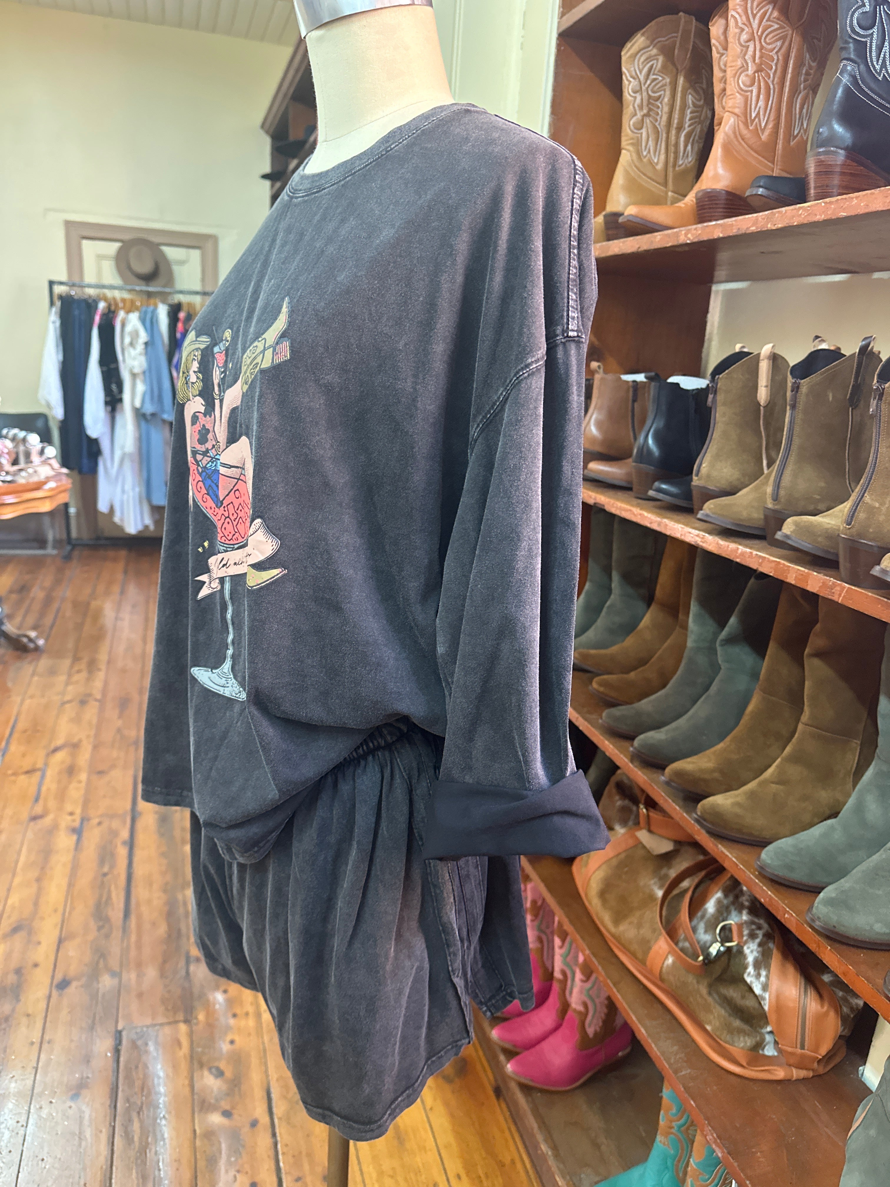 Paper Hearts Wild Acid Washed Set