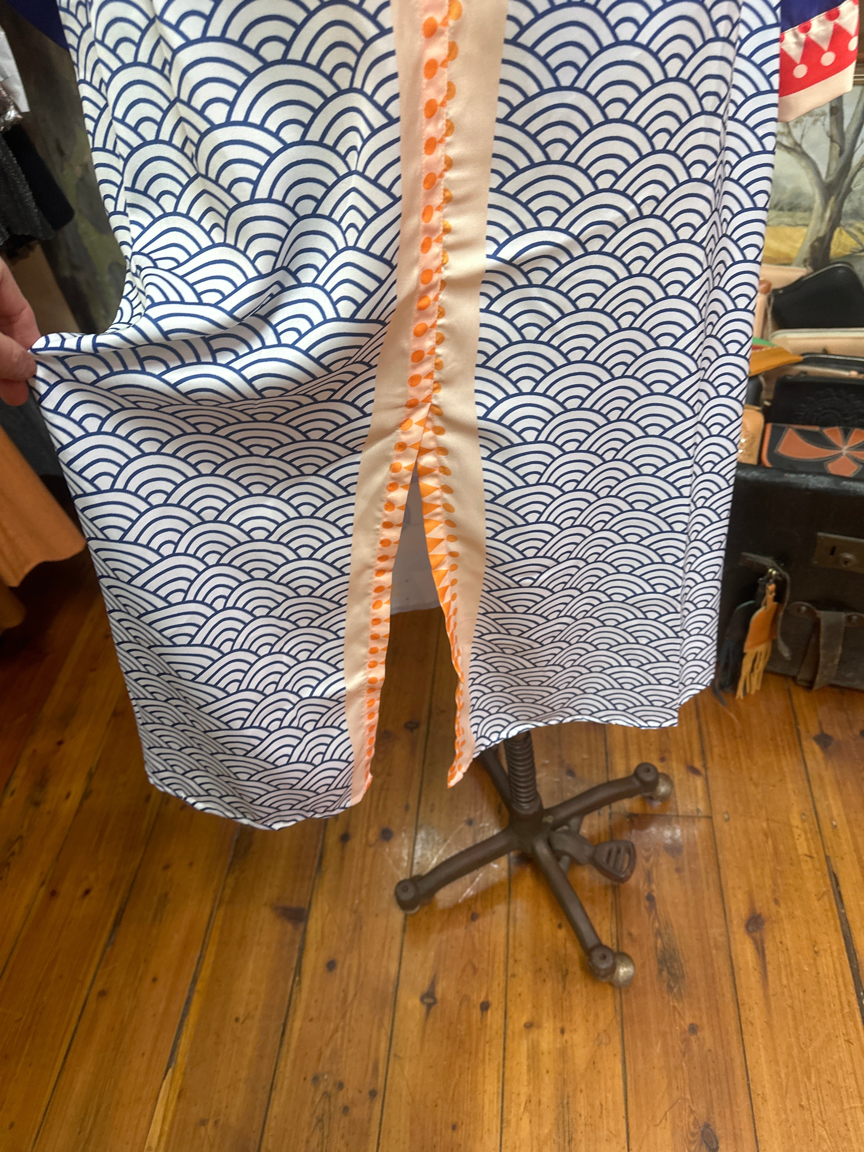 Italian Star Bleeding Heart Print Sulky Skirt