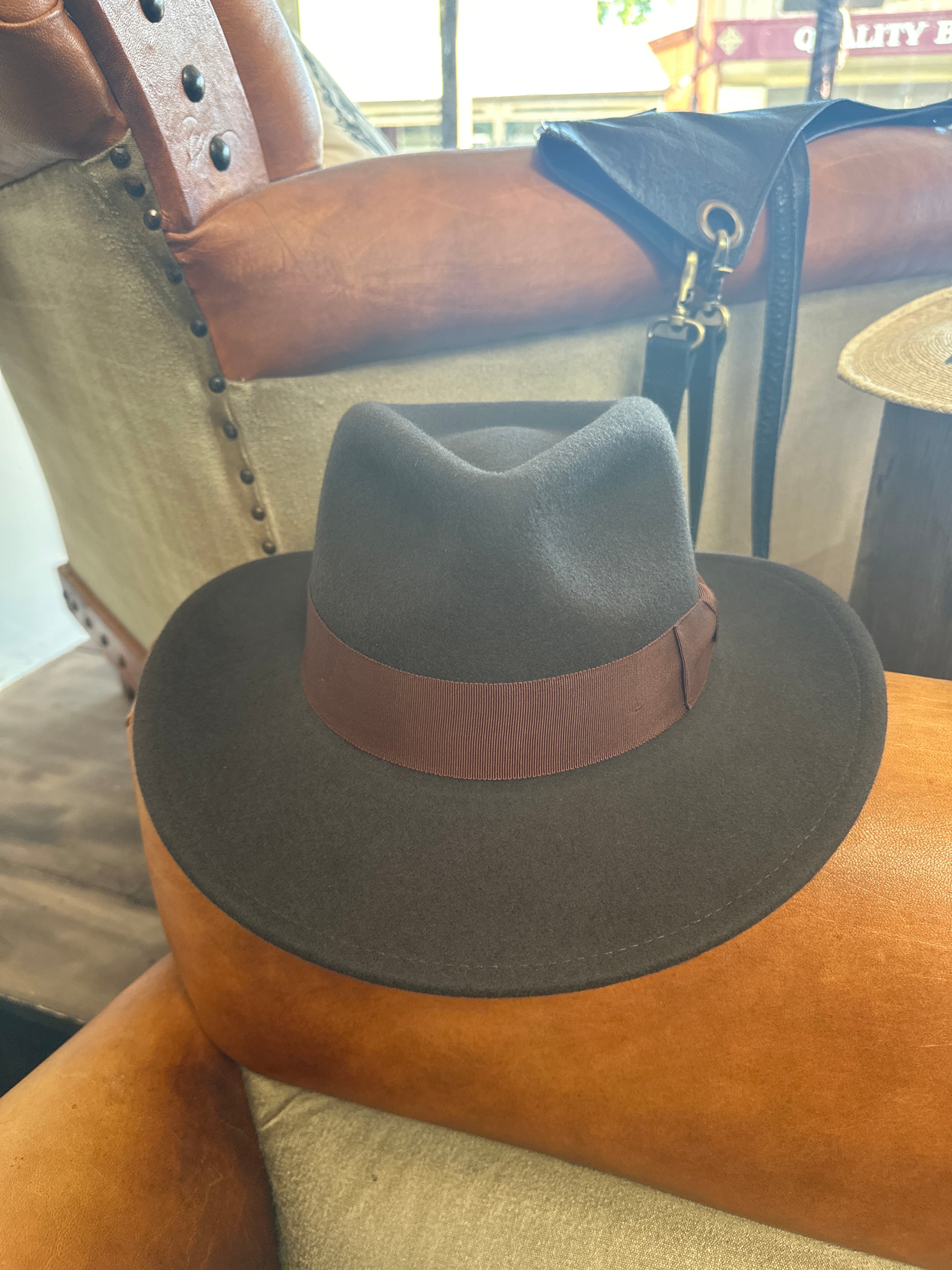 100% Aussie Wool Felt Western Safari Hat