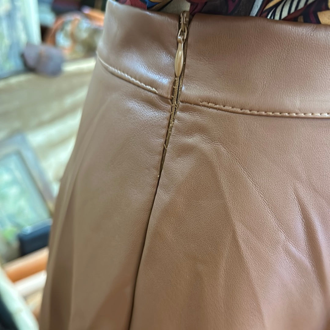 Urban Luxury Faux Leather Skirt
