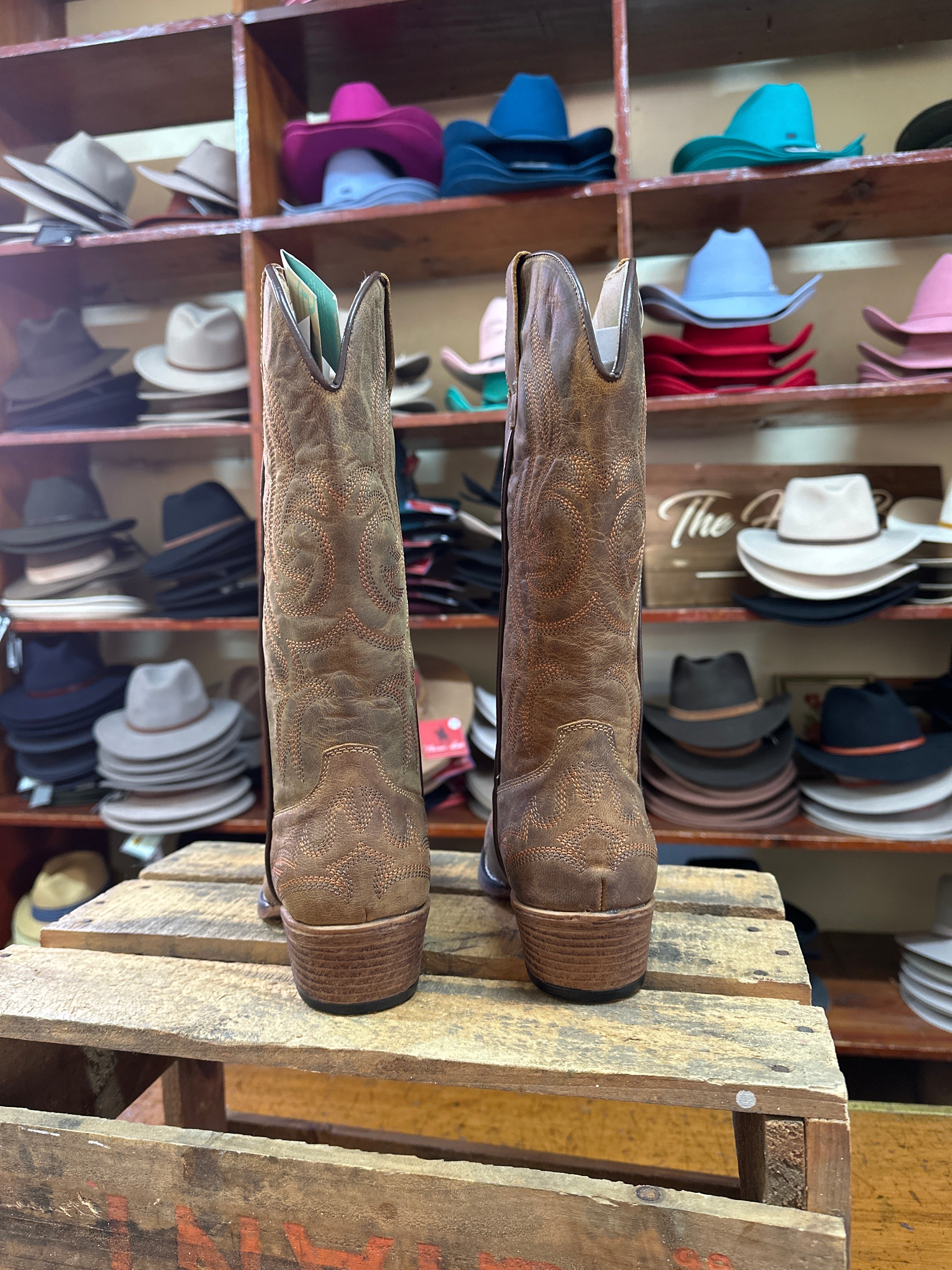 ROPER Womens Madison Vintage Leather - Brown