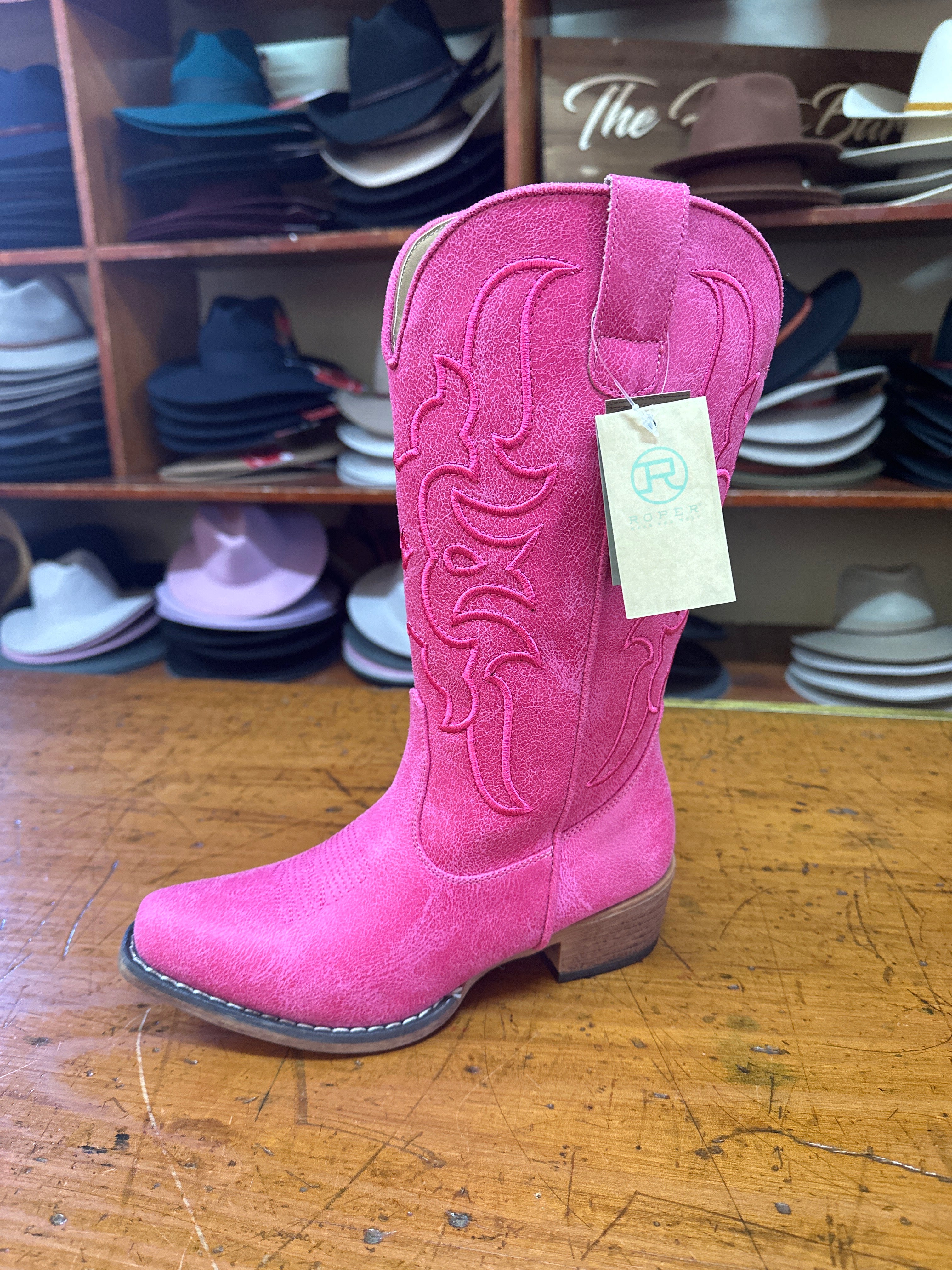 Roper Riley Pink Cowgirl Boot