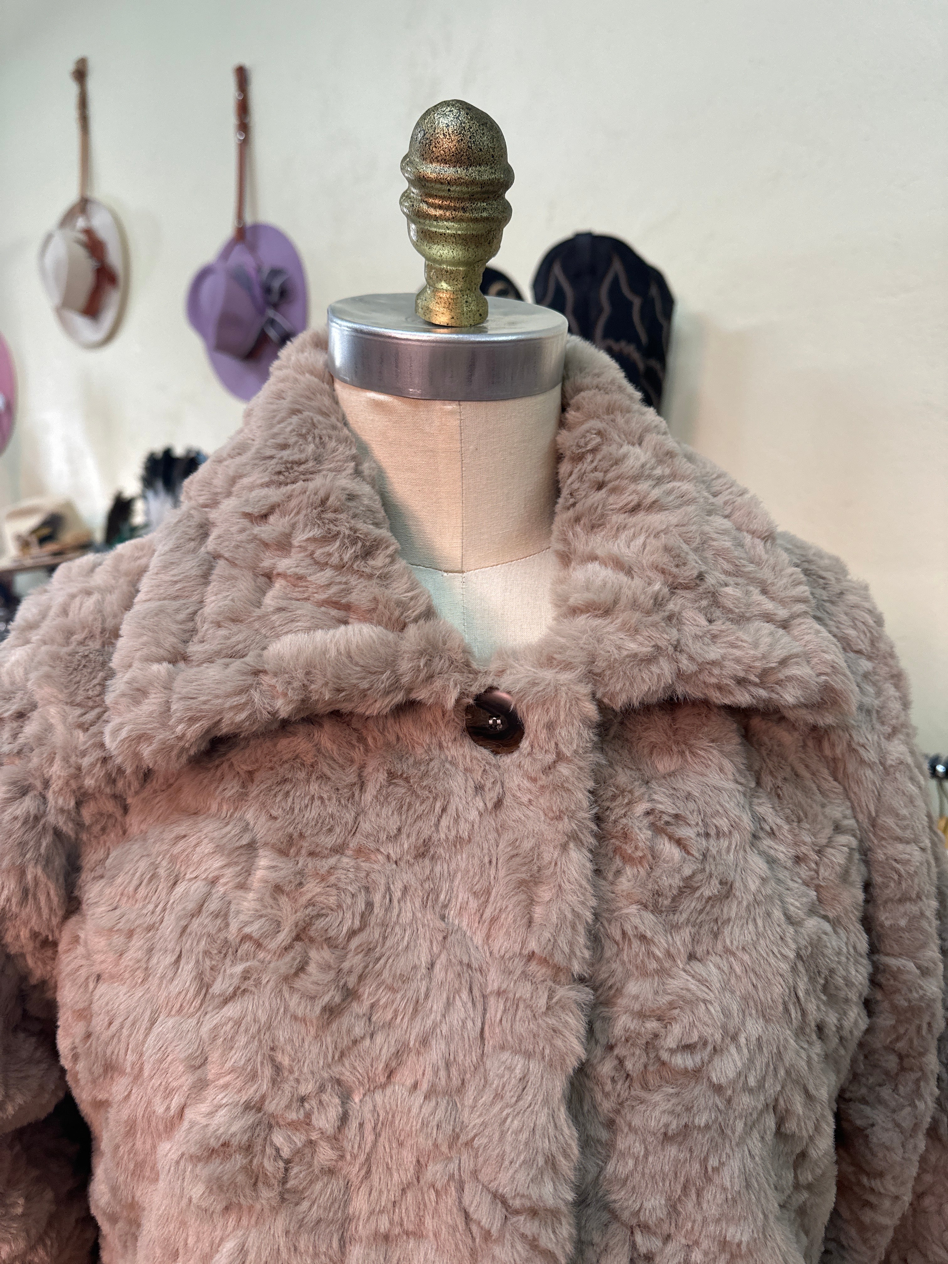 Fria Teddy Coat Mocha