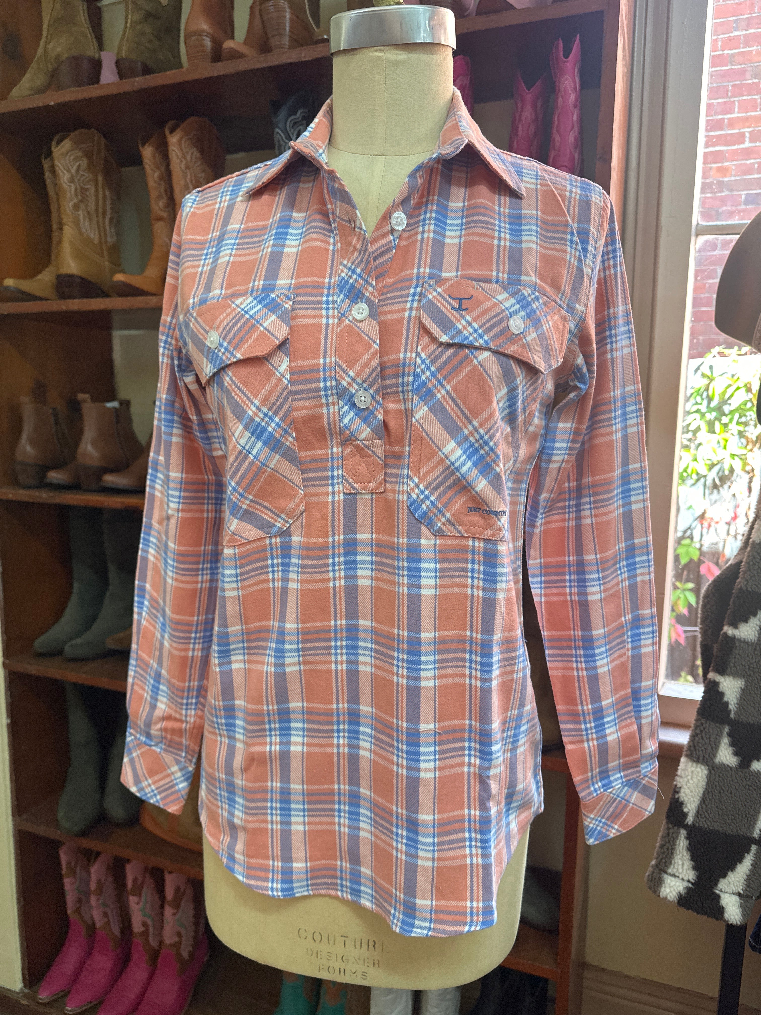 Just Country Checked Flannel Shirts