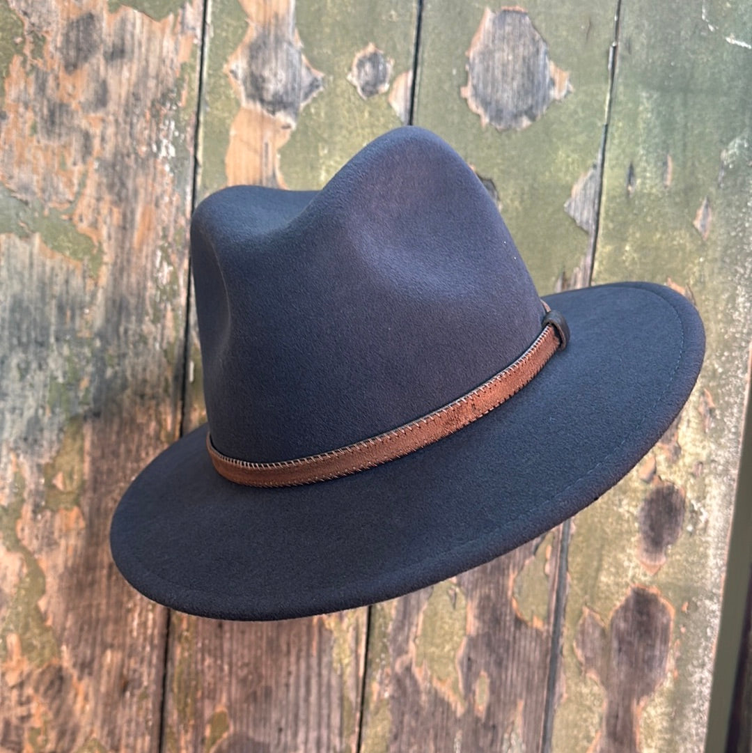 Urban Dust's Top Selling Style for Two Years Running - Stanton Italian Made Crushable 100% Wool Fedora IT001
