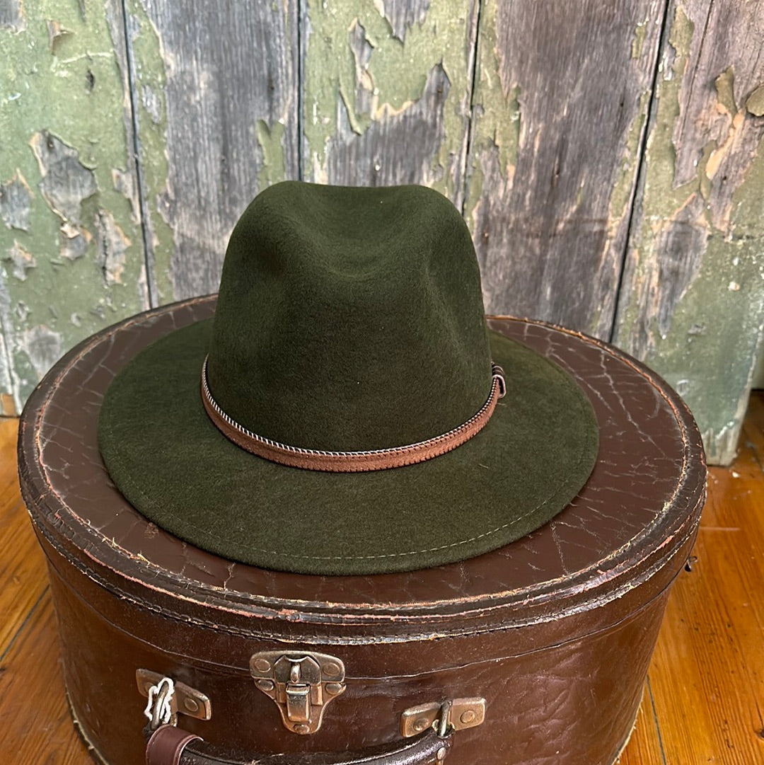 Urban Dust's Top Selling Style for Two Years Running - Stanton Italian Made Crushable 100% Wool Fedora IT001