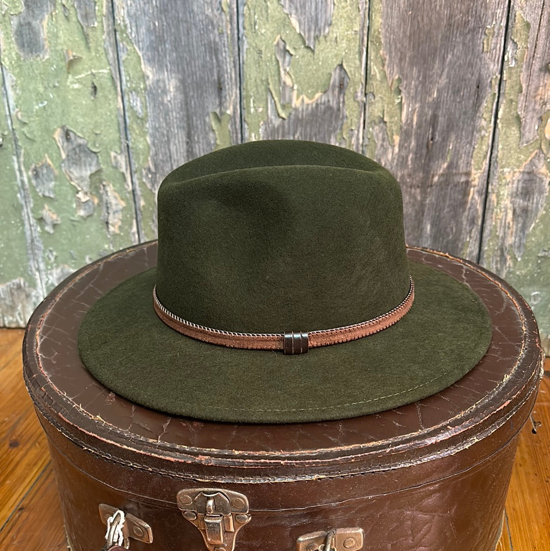 Urban Dust's Top Selling Style for Two Years Running - Stanton Italian Made Crushable 100% Wool Fedora IT001