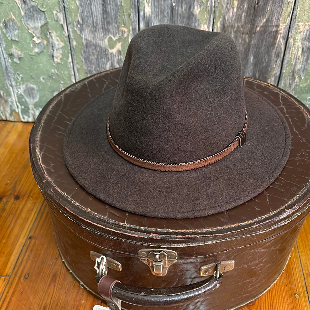 Urban Dust's Top Selling Style for Two Years Running - Stanton Italian Made Crushable 100% Wool Fedora IT001