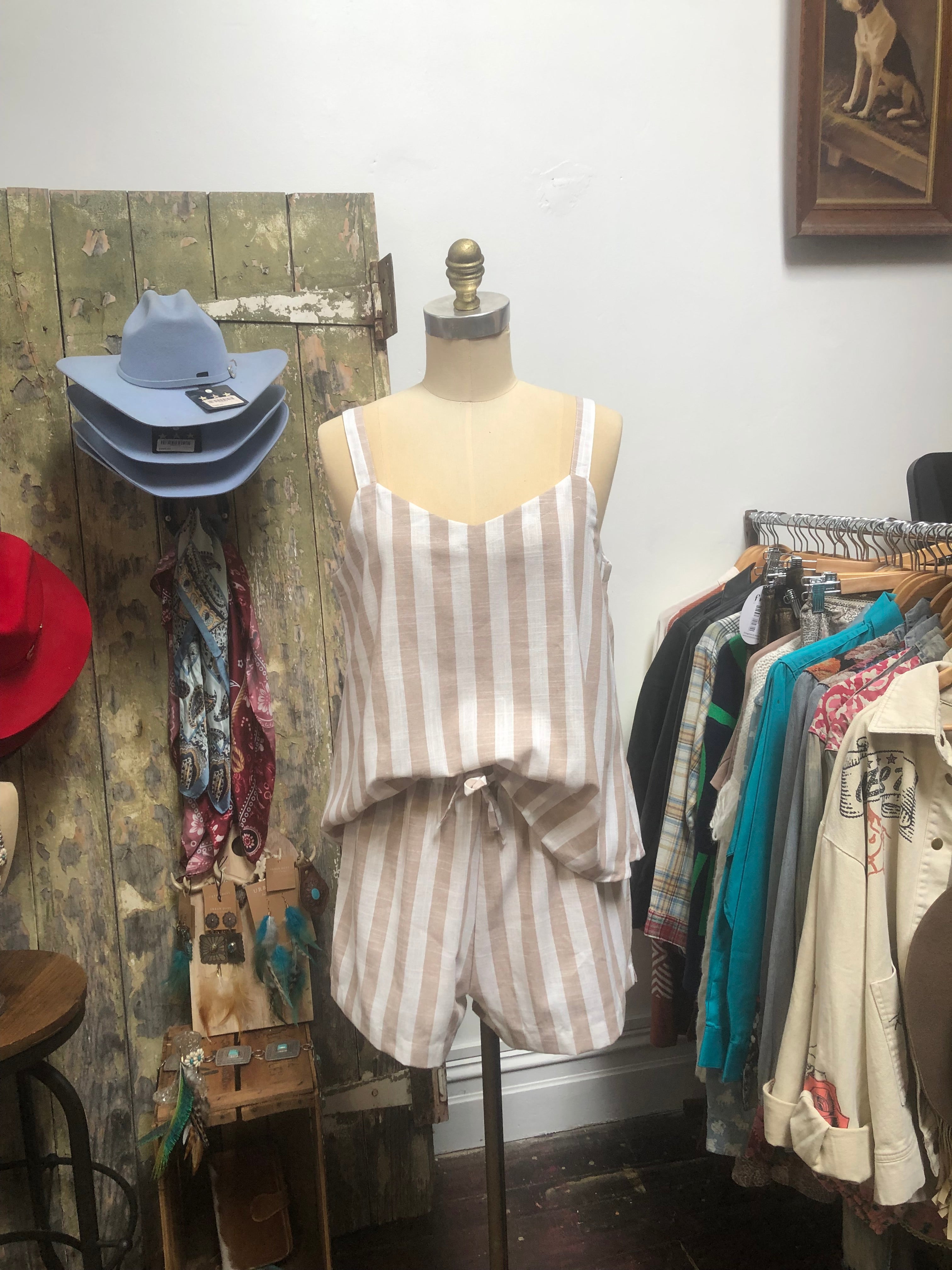 Linen Stripe Set
