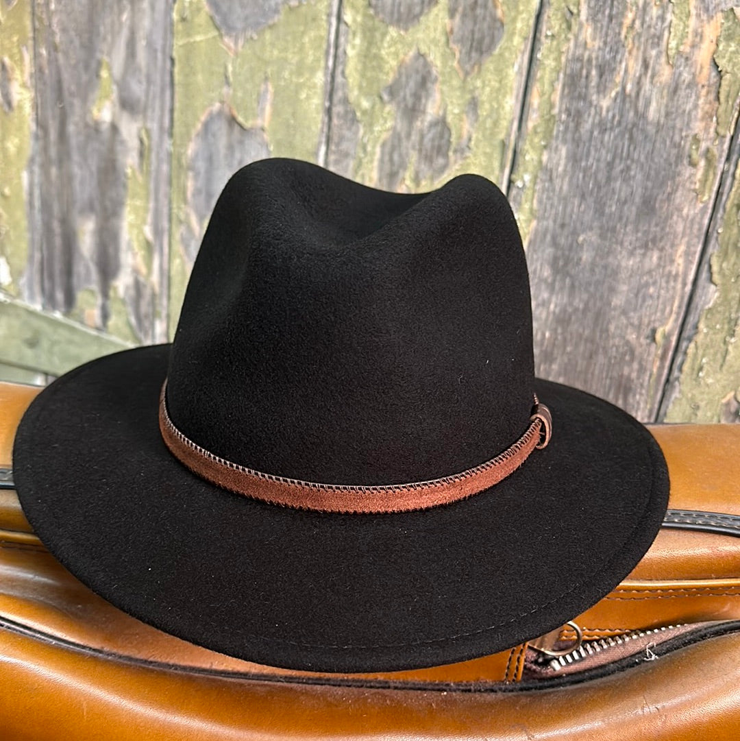 Urban Dust's Top Selling Style for Two Years Running - Stanton Italian Made Crushable 100% Wool Fedora IT001