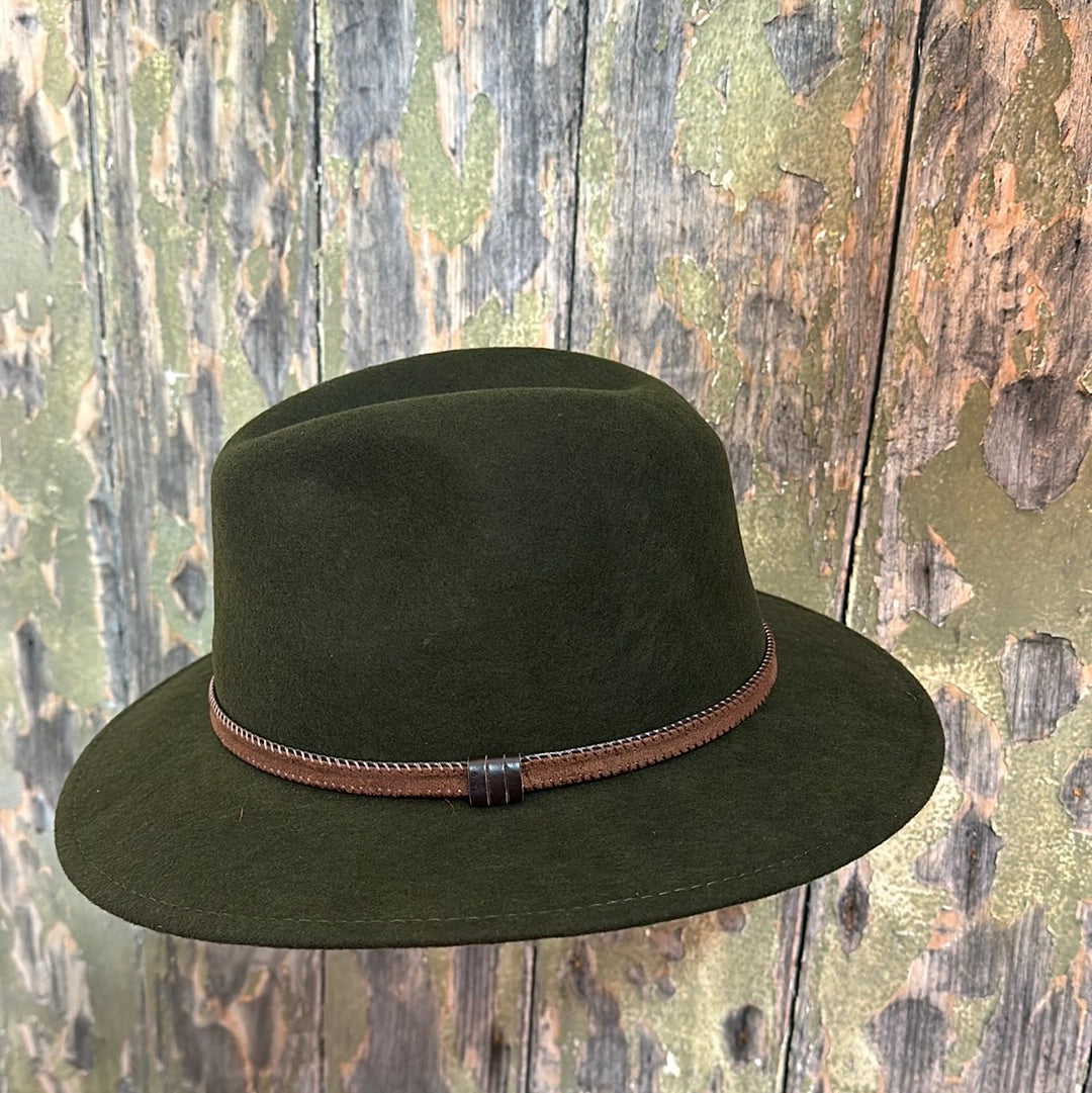 Urban Dust's Top Selling Style for Two Years Running - Stanton Italian Made Crushable 100% Wool Fedora IT001