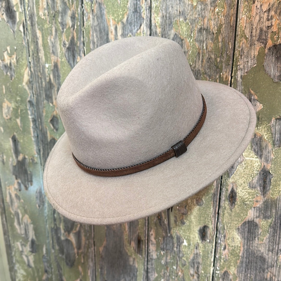 Urban Dust's Top Selling Style for Two Years Running - Stanton Italian Made Crushable 100% Wool Fedora IT001