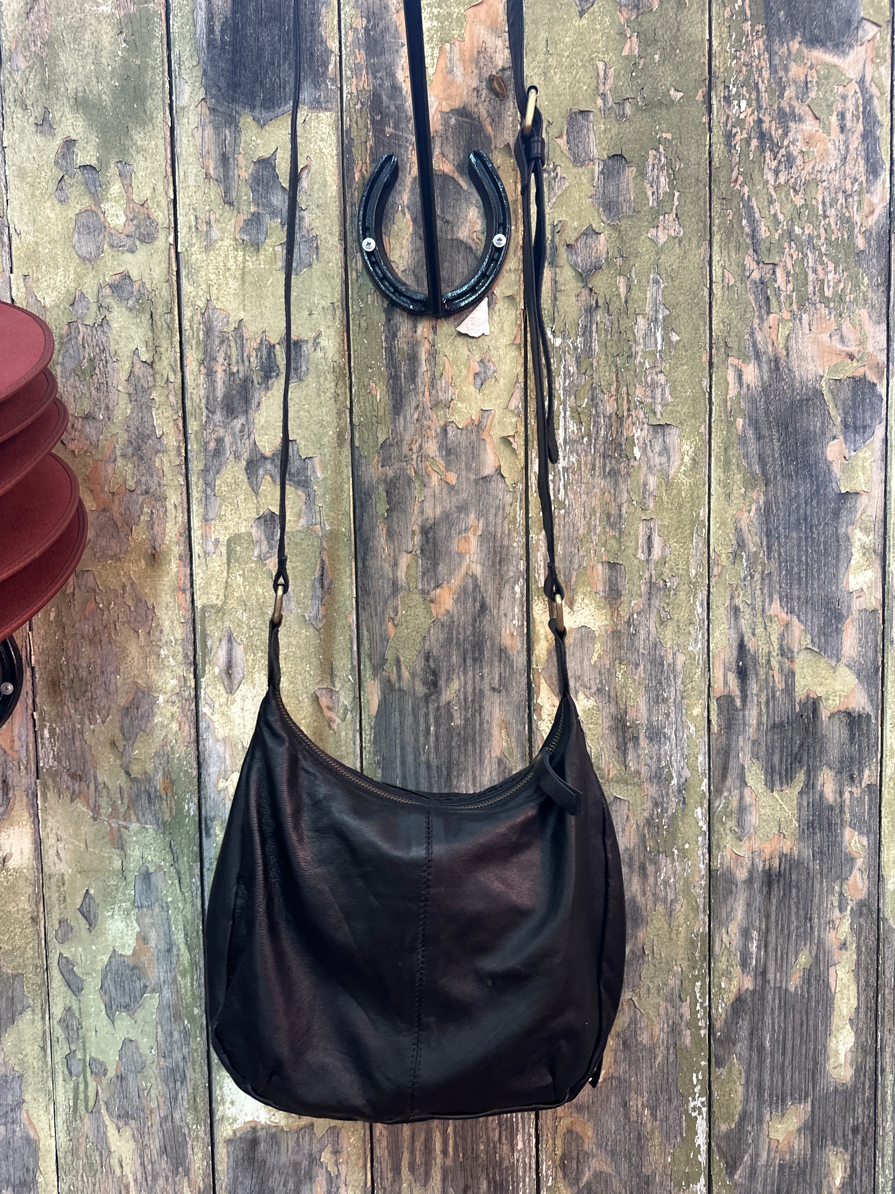 Urban Dust Calf Leather Fringe and Plaited Detail Bag.