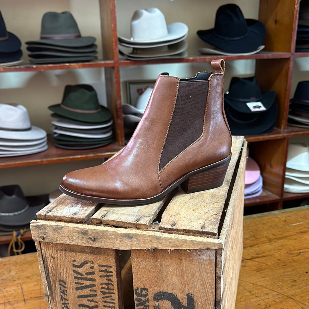 Viguera Boten Odean Cuervo Deep Tan Ankle Boot