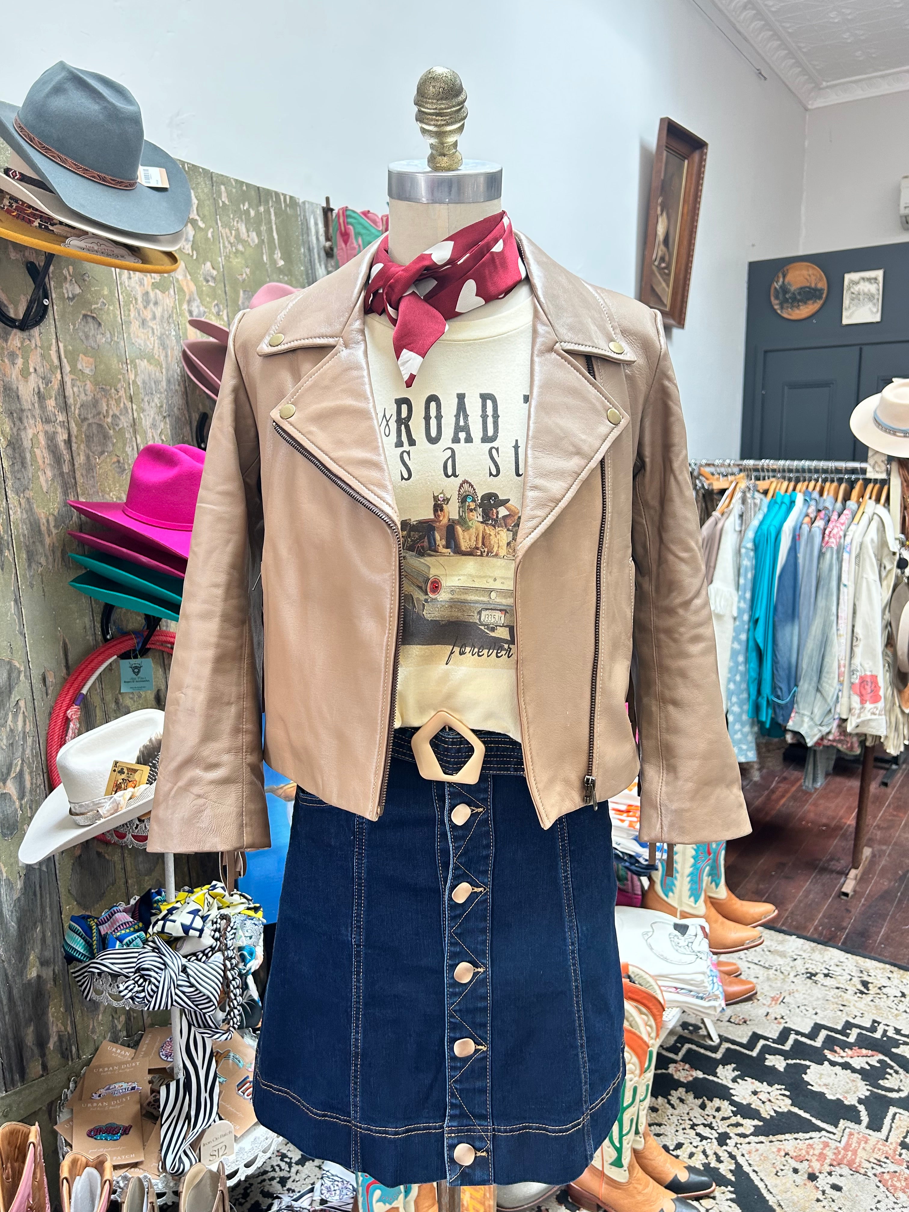 Country’s Cool Again Leather Fringe Jacket