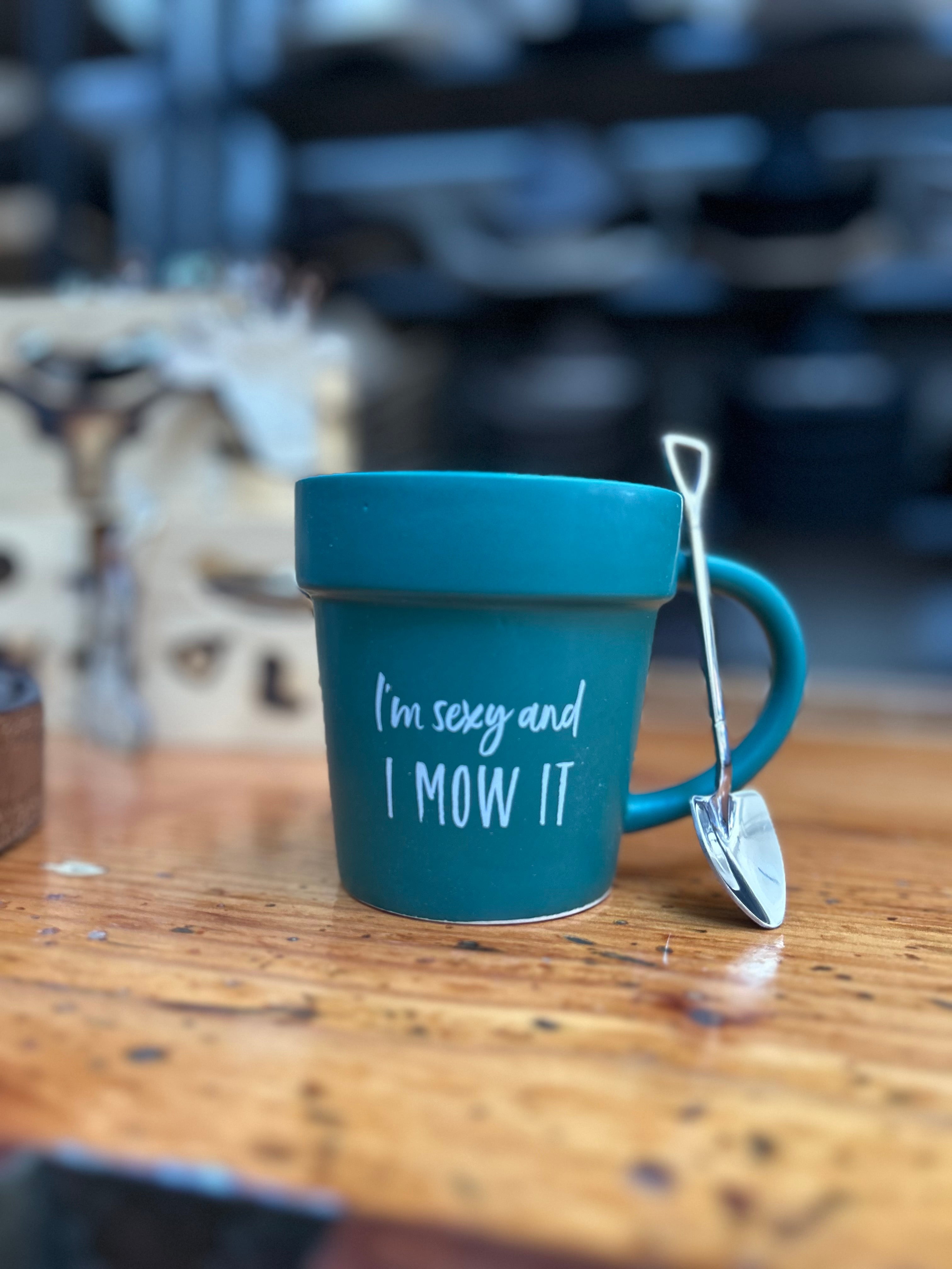 Sexy and I Mow It Mug