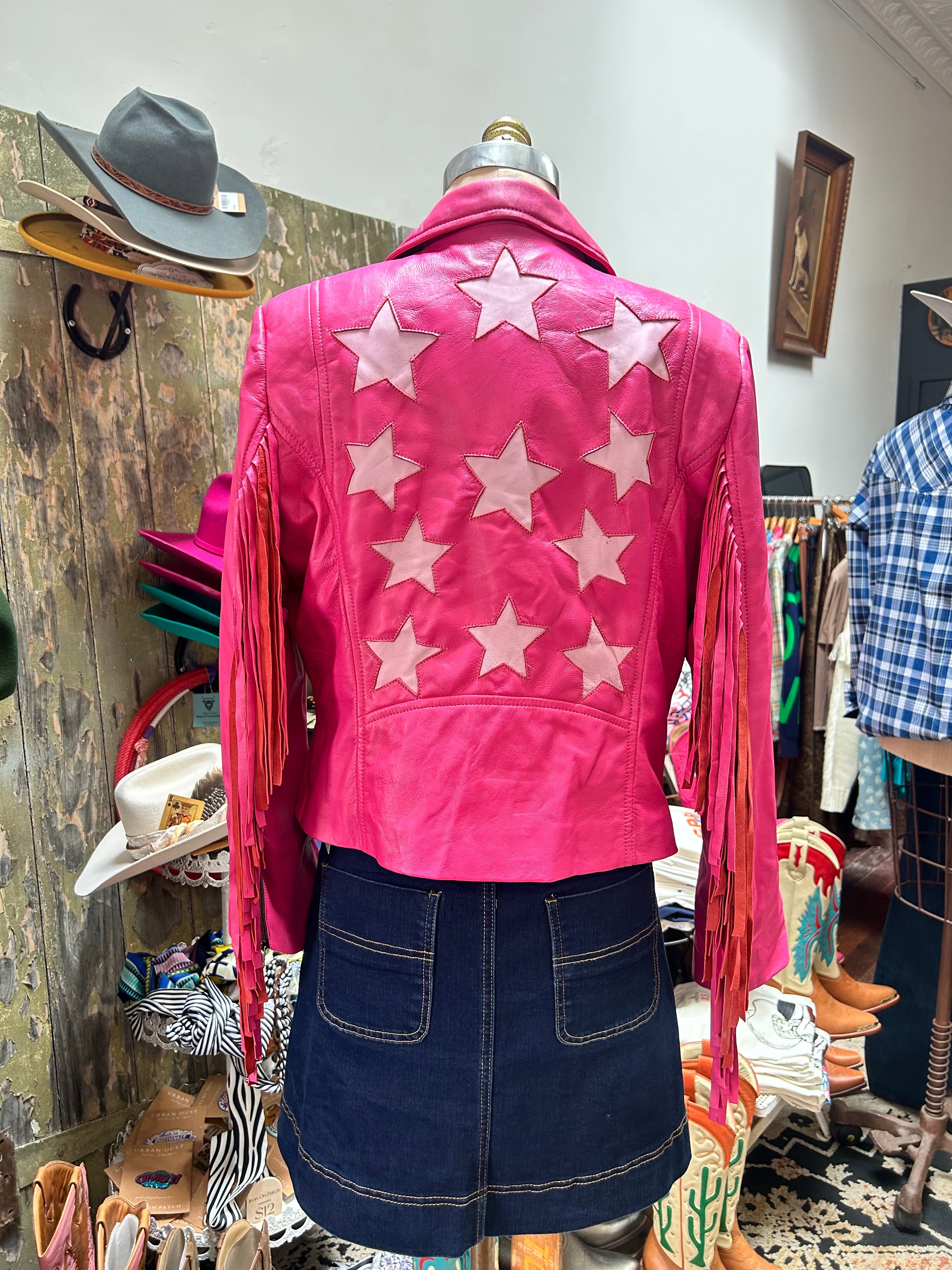 Country’s Cool Again Leather Fringe Jacket