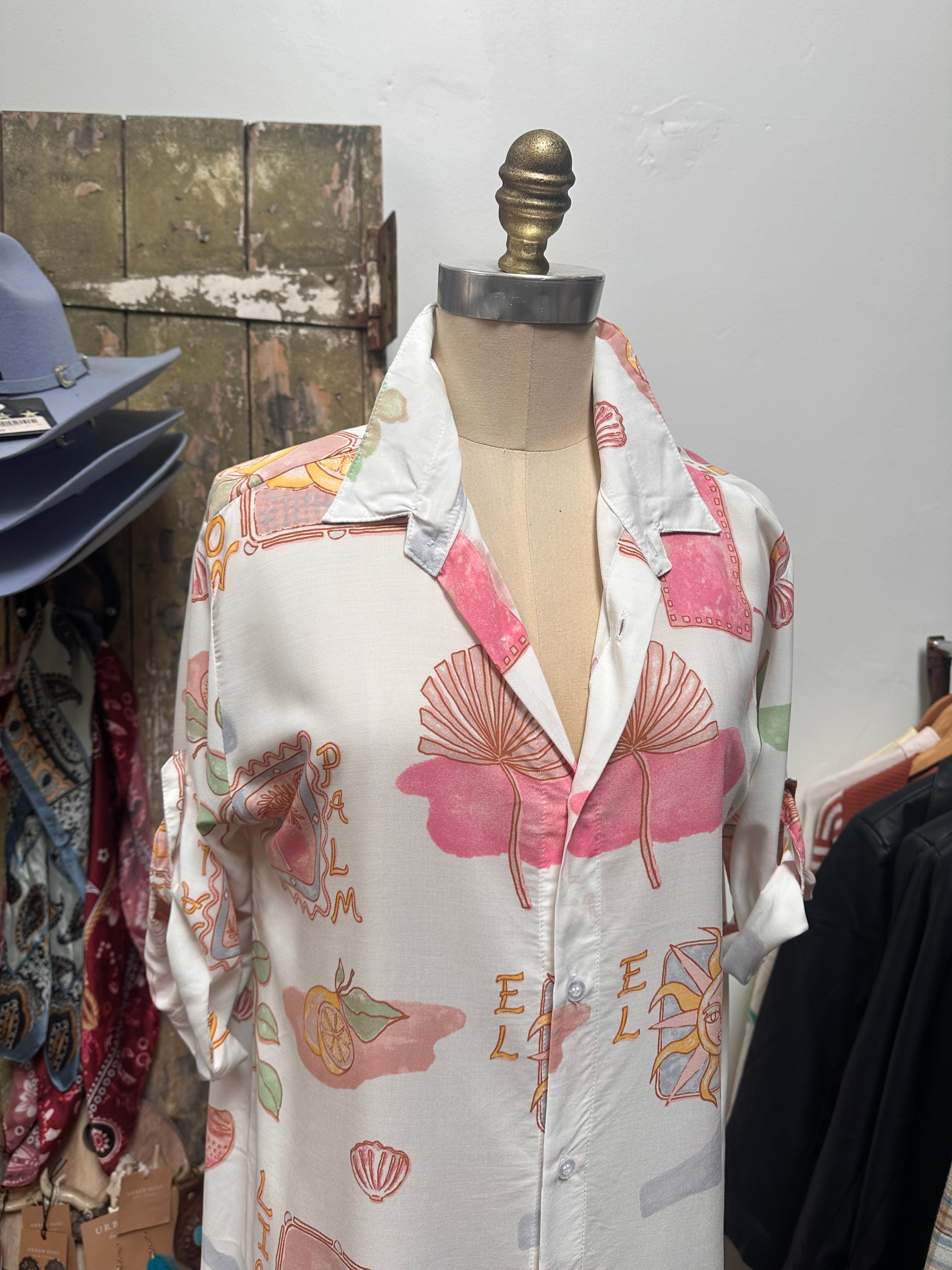 La Tropicana Shirt Dress