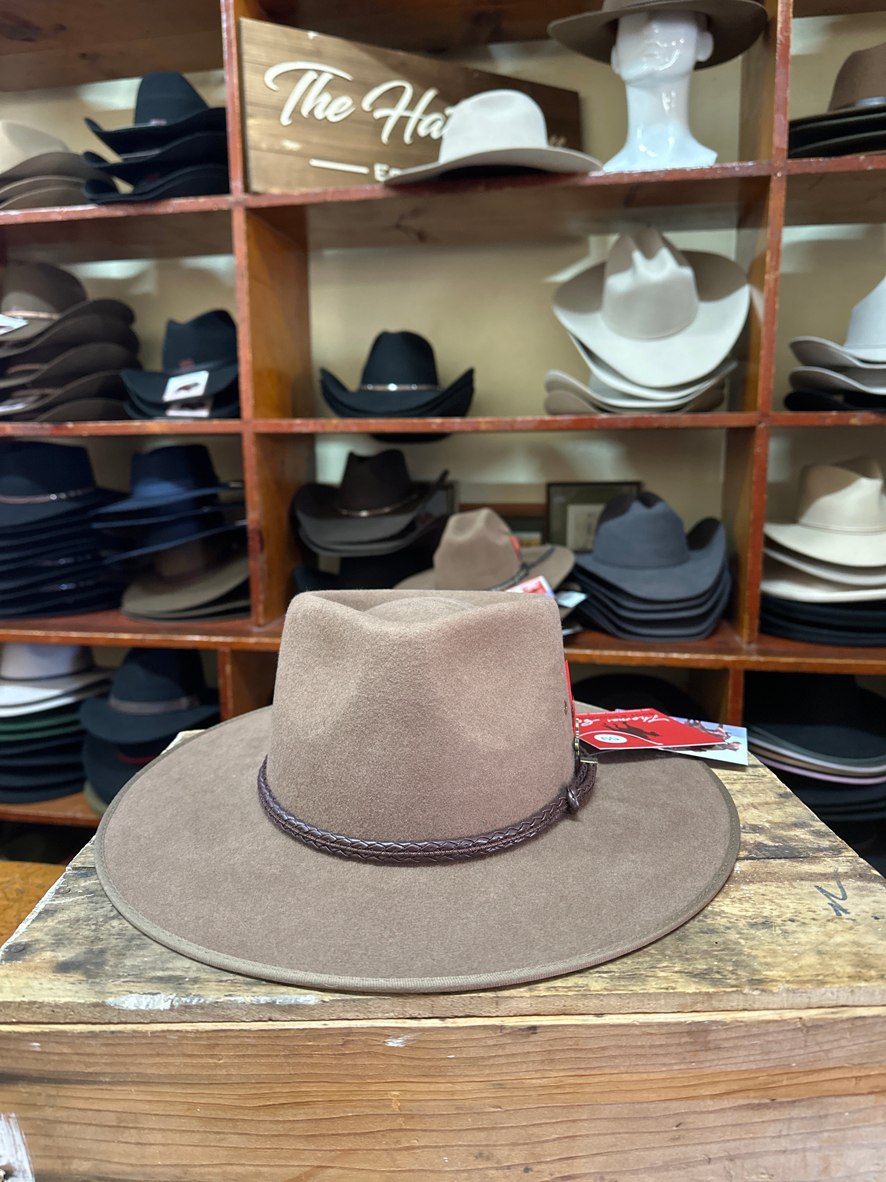 Thomas Cook Drover Pure Wool Felt Hat Fawn