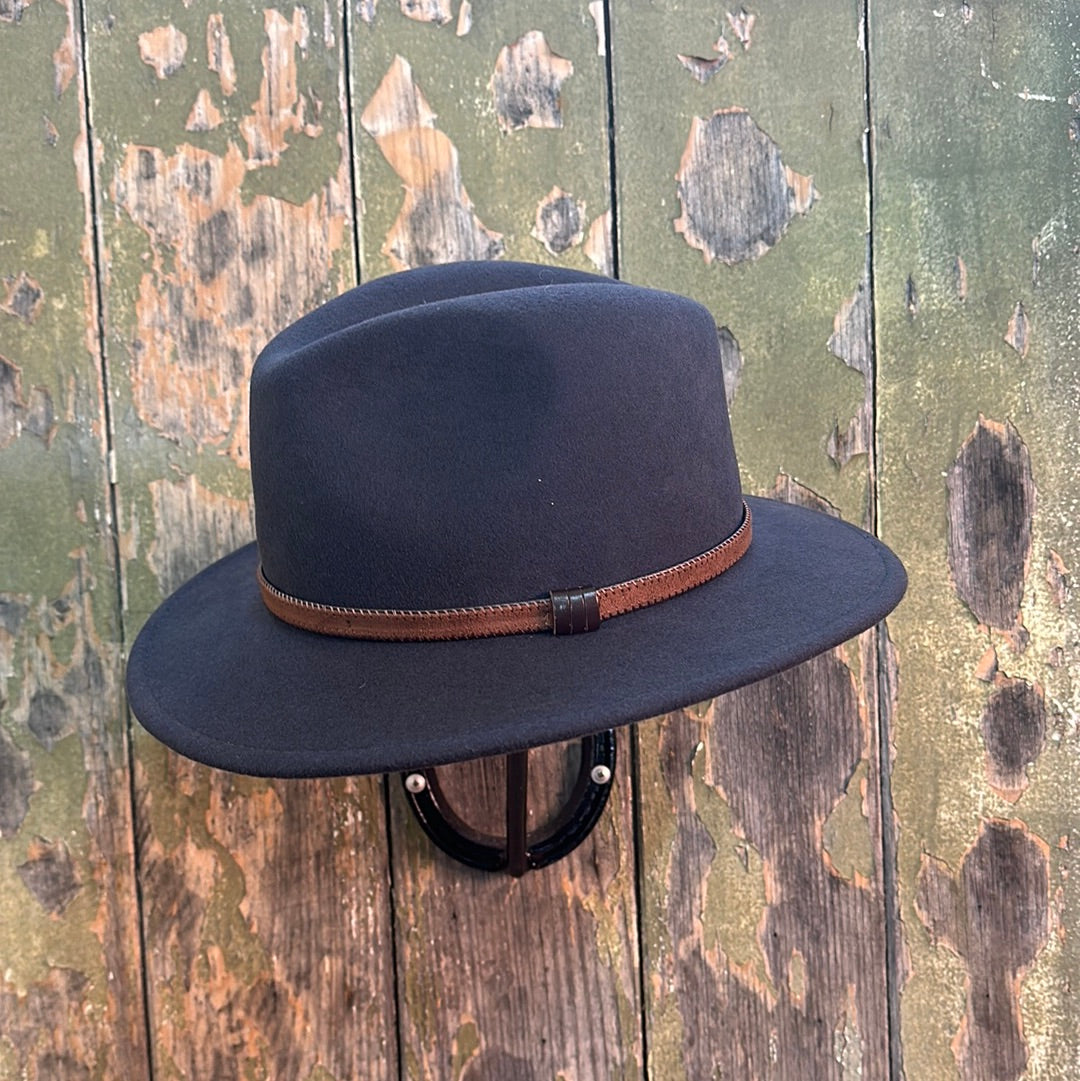Urban Dust's Top Selling Style for Two Years Running - Stanton Italian Made Crushable 100% Wool Fedora IT001