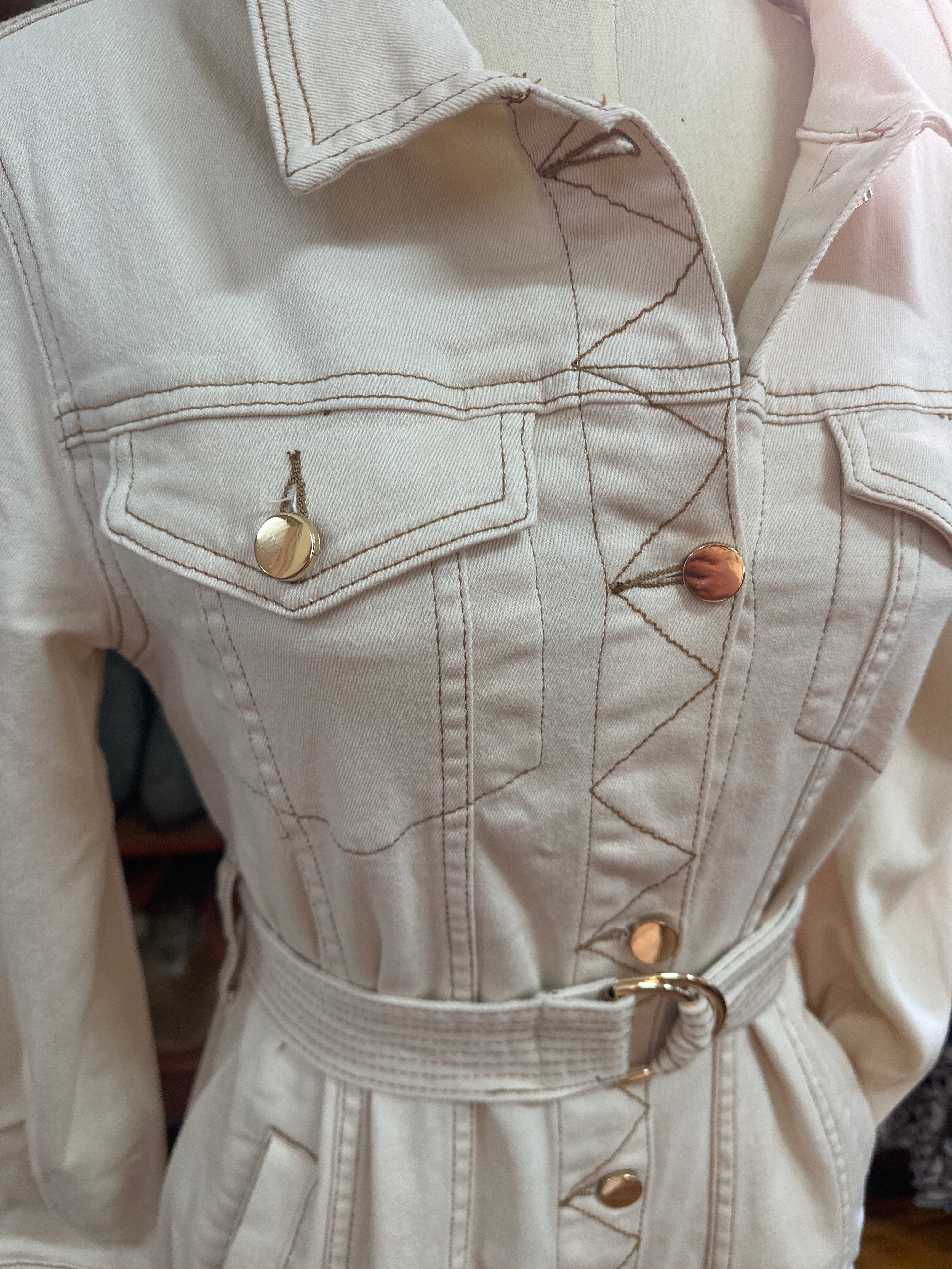 Denim Trench Light Coloured Dress
