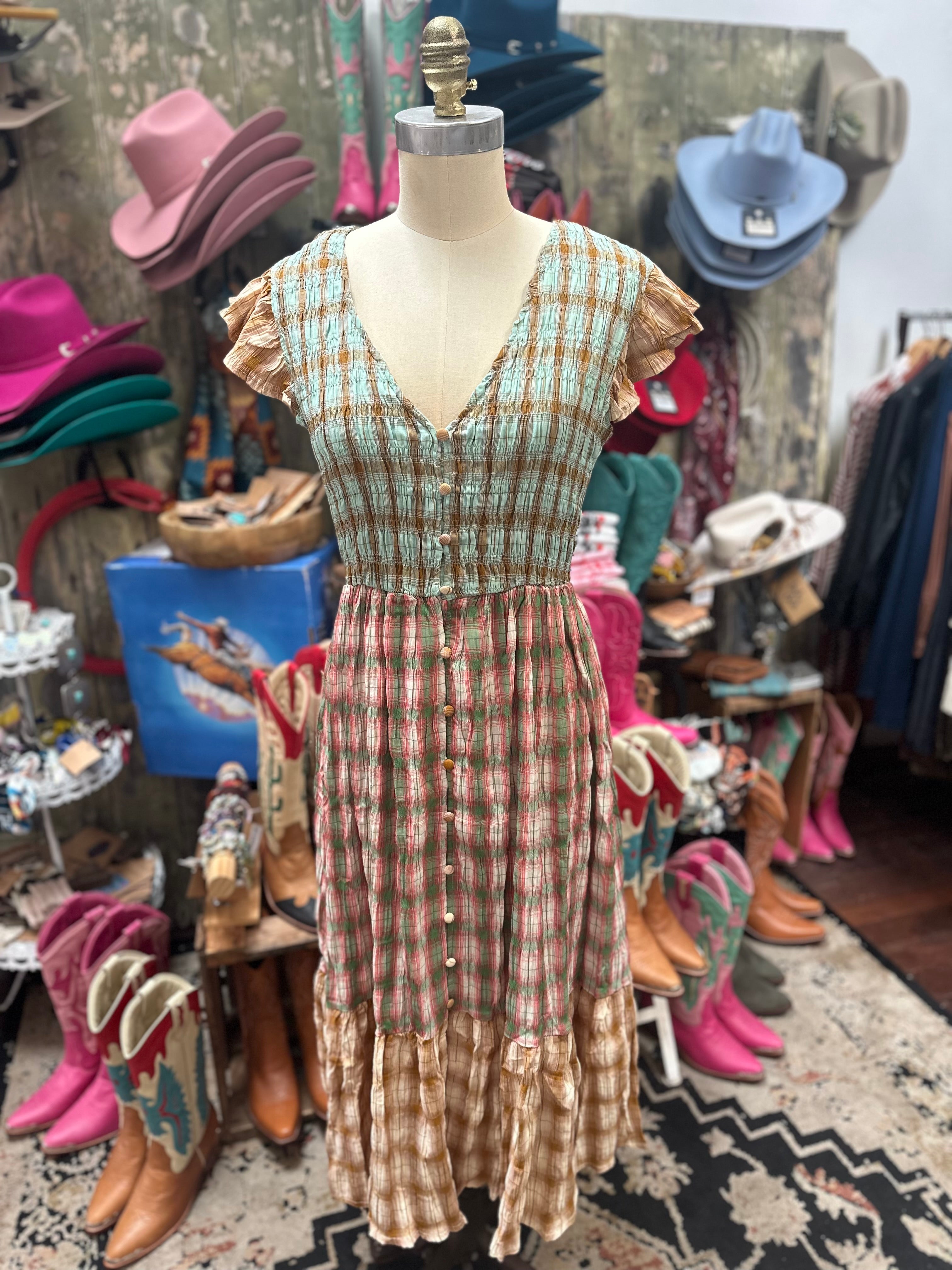 Anna Shearling Dress
