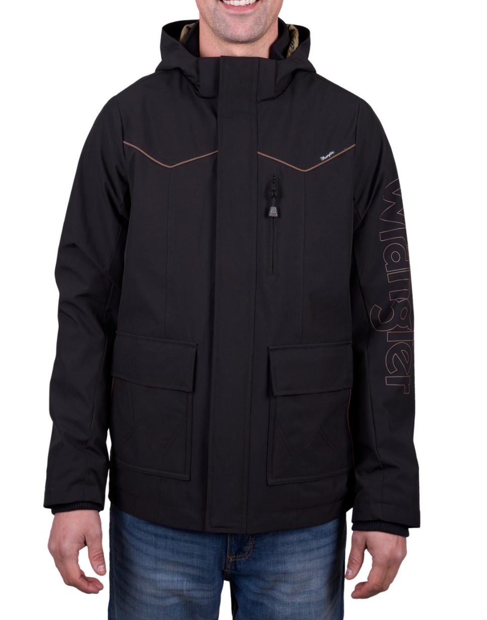 WRANGLER MENS CADE LOGO JACKET