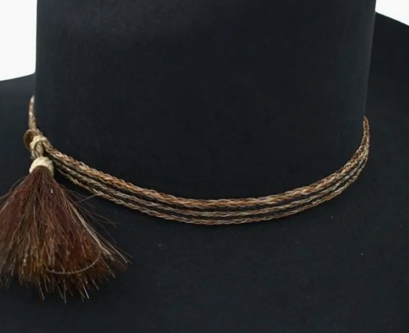 Willow Lane Pacesetter Horsehair Braided Single Tassel Hat Band
