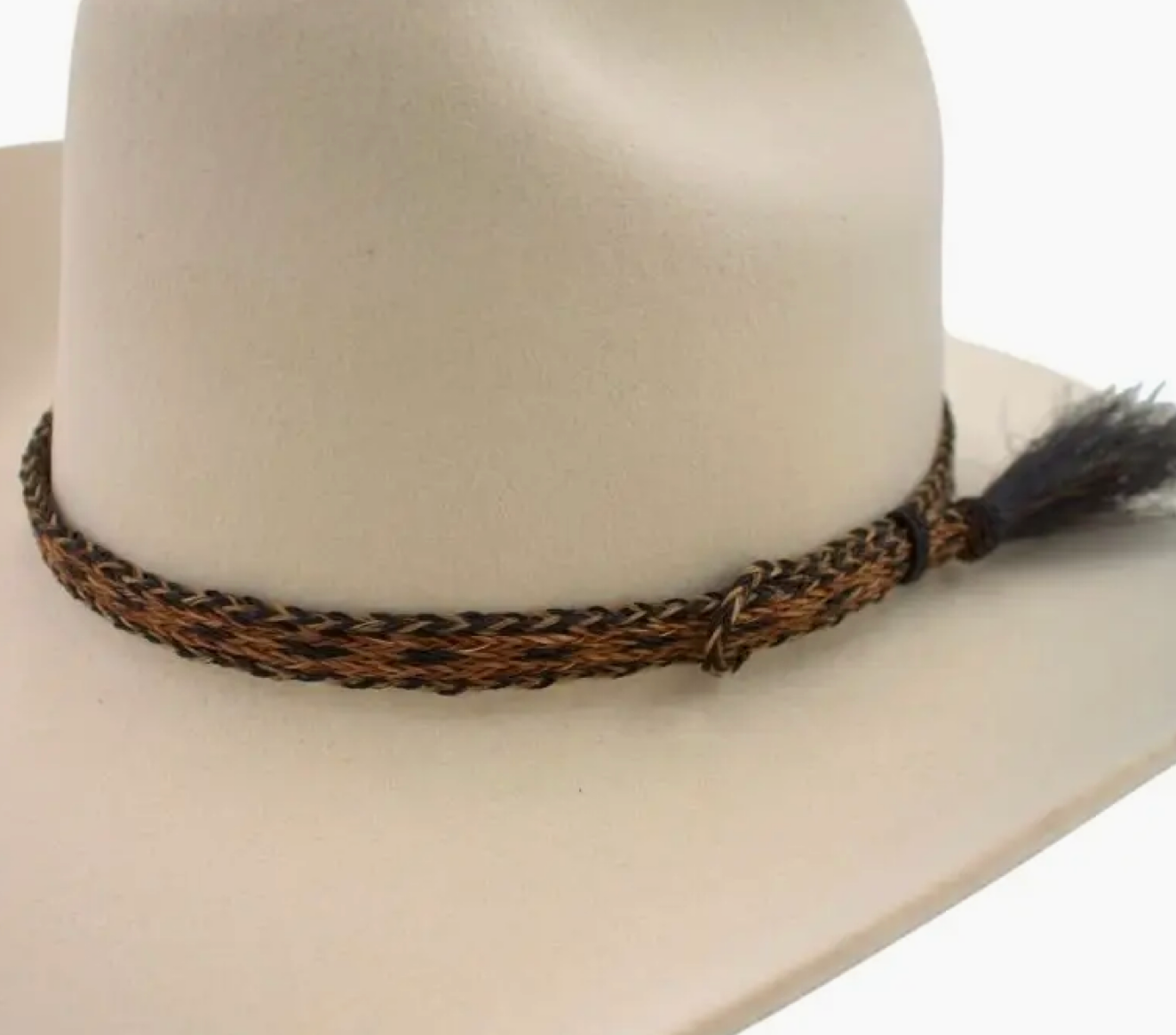 Wilow Lane Sundown Horsehair Braided Single Tassel Hat Band