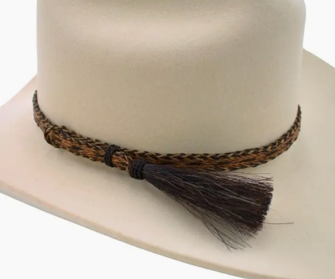 Wilow Lane Sundown Horsehair Braided Single Tassel Hat Band