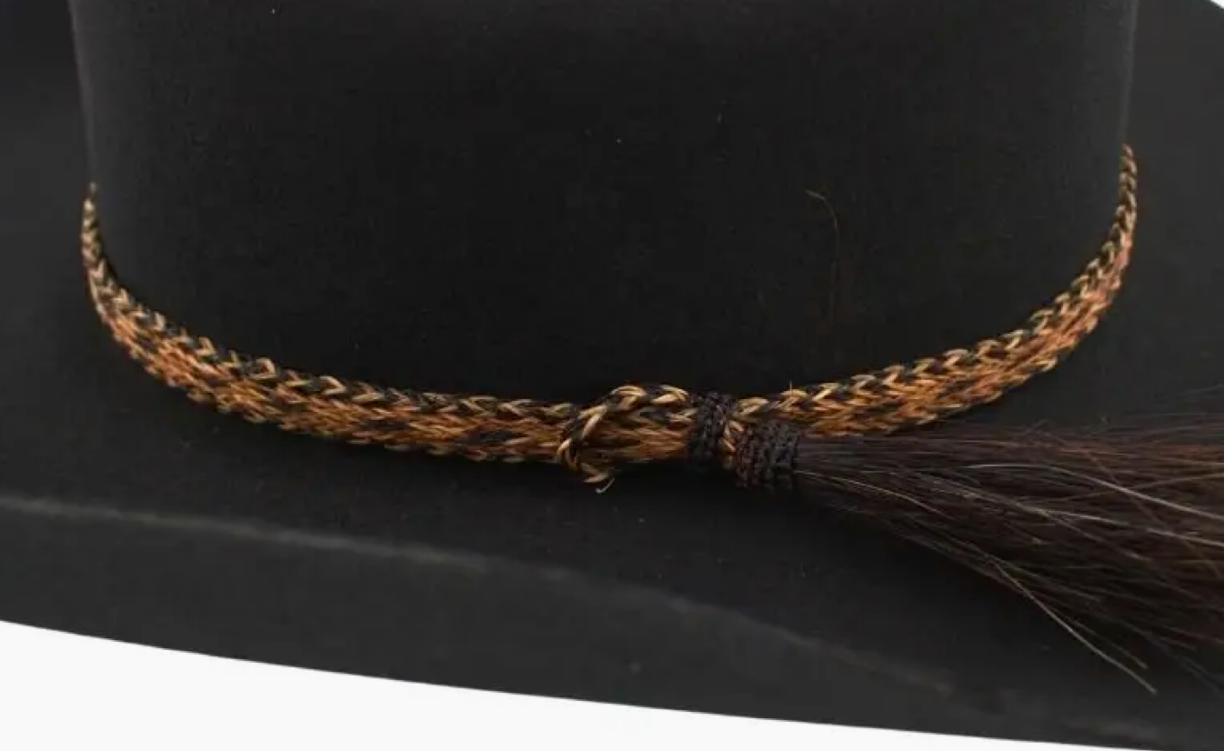 Wilow Lane Sundown Horsehair Braided Single Tassel Hat Band
