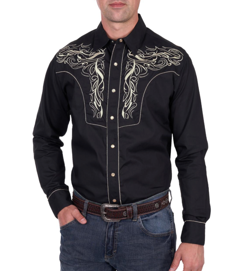 Wrangler Mens Carlos Embroided Shirt