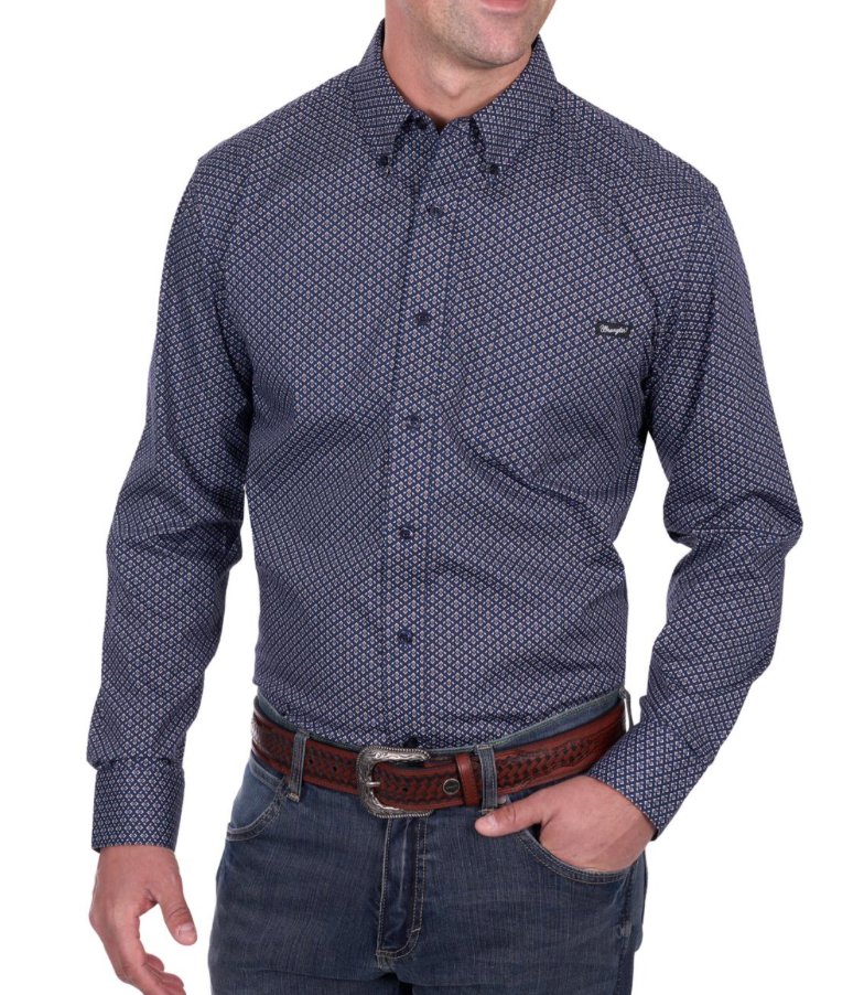 Wrangler Mens Carl L/S Shirt