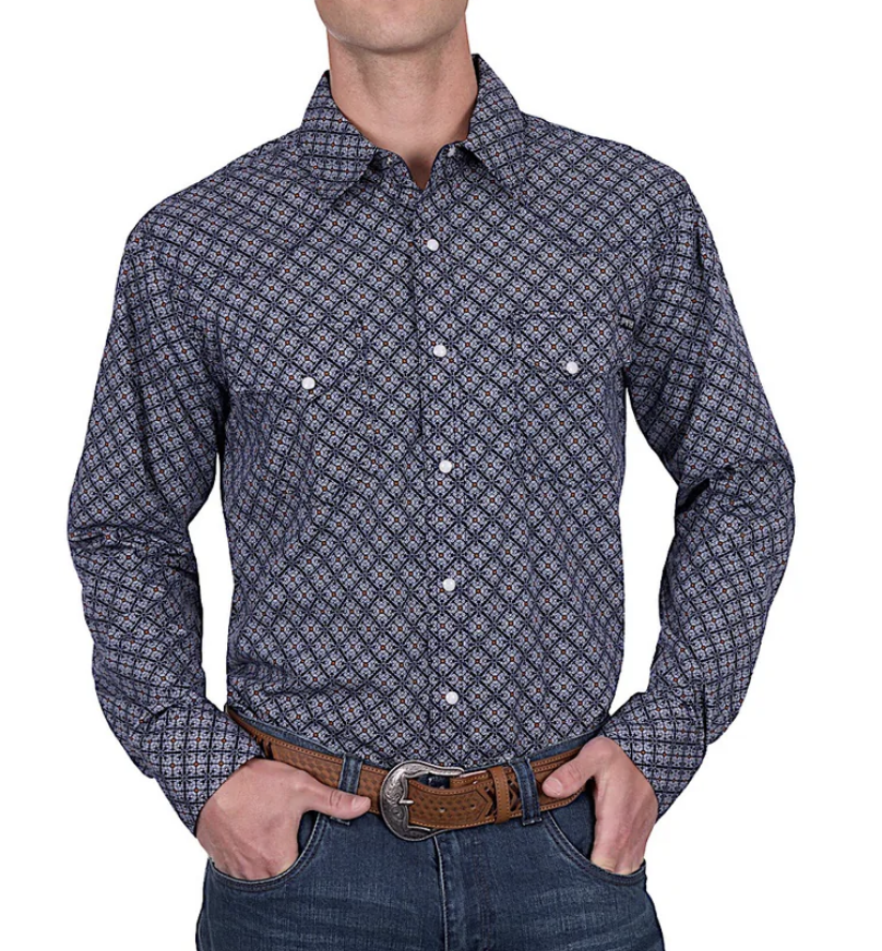Pure Western Mens Douglas L/S Shirt