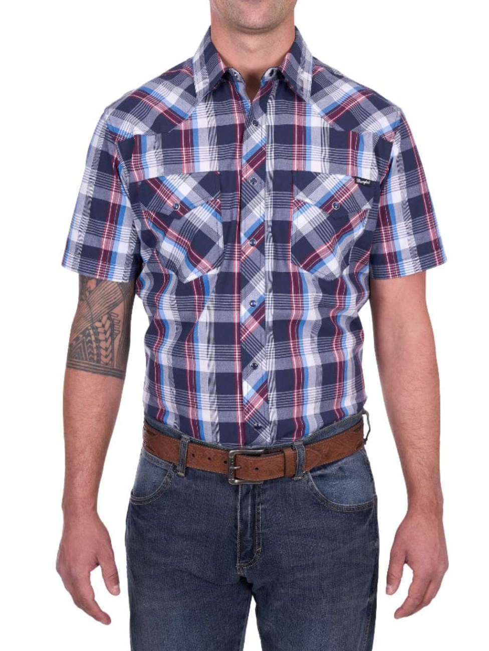 Wrangler Mens Phillip Short Sleeve Shirt