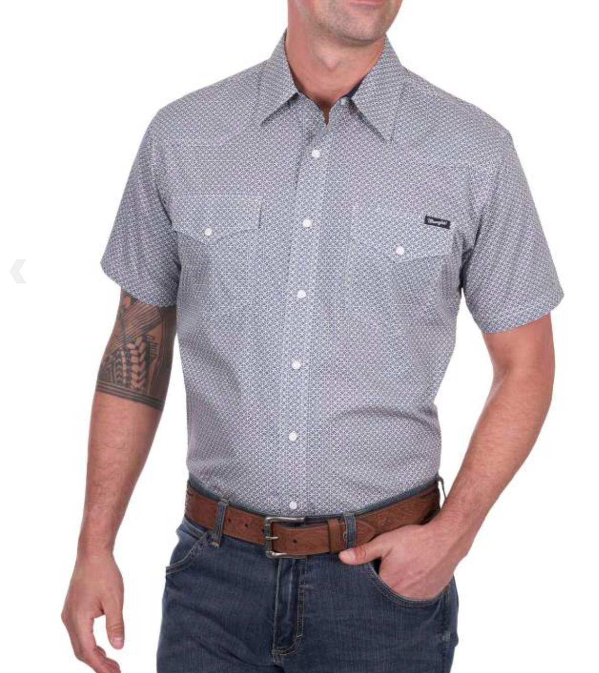 Wrangler Mens Jimmy Short Sleeve Shirt