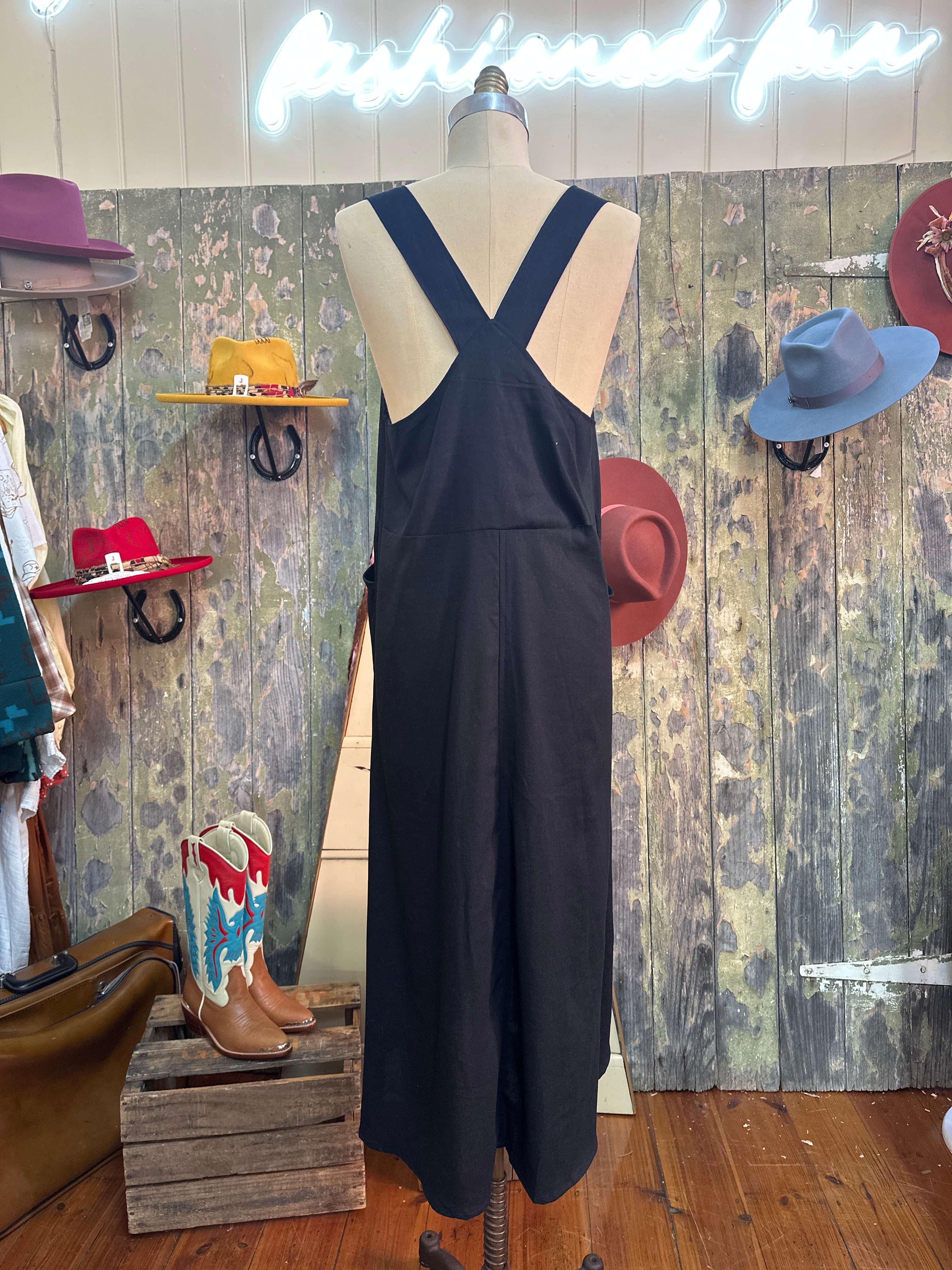 Urban Dust Linen Pinafore