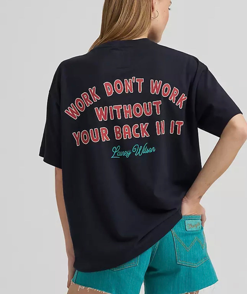 Lainey Wilson x Wrangler Work Oversized T.Shirt