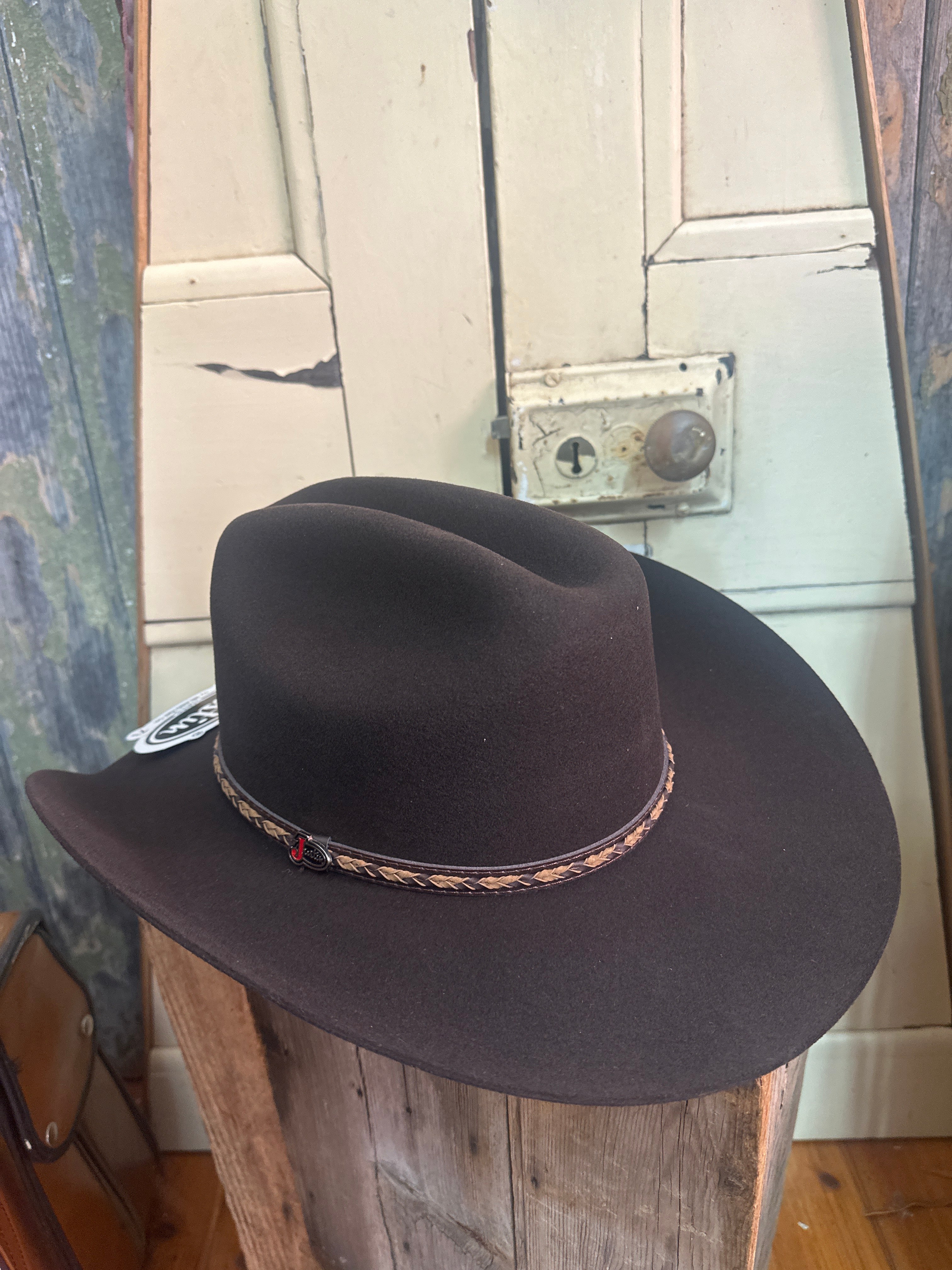 Justin 2X Plains Brown Cowboy Hat