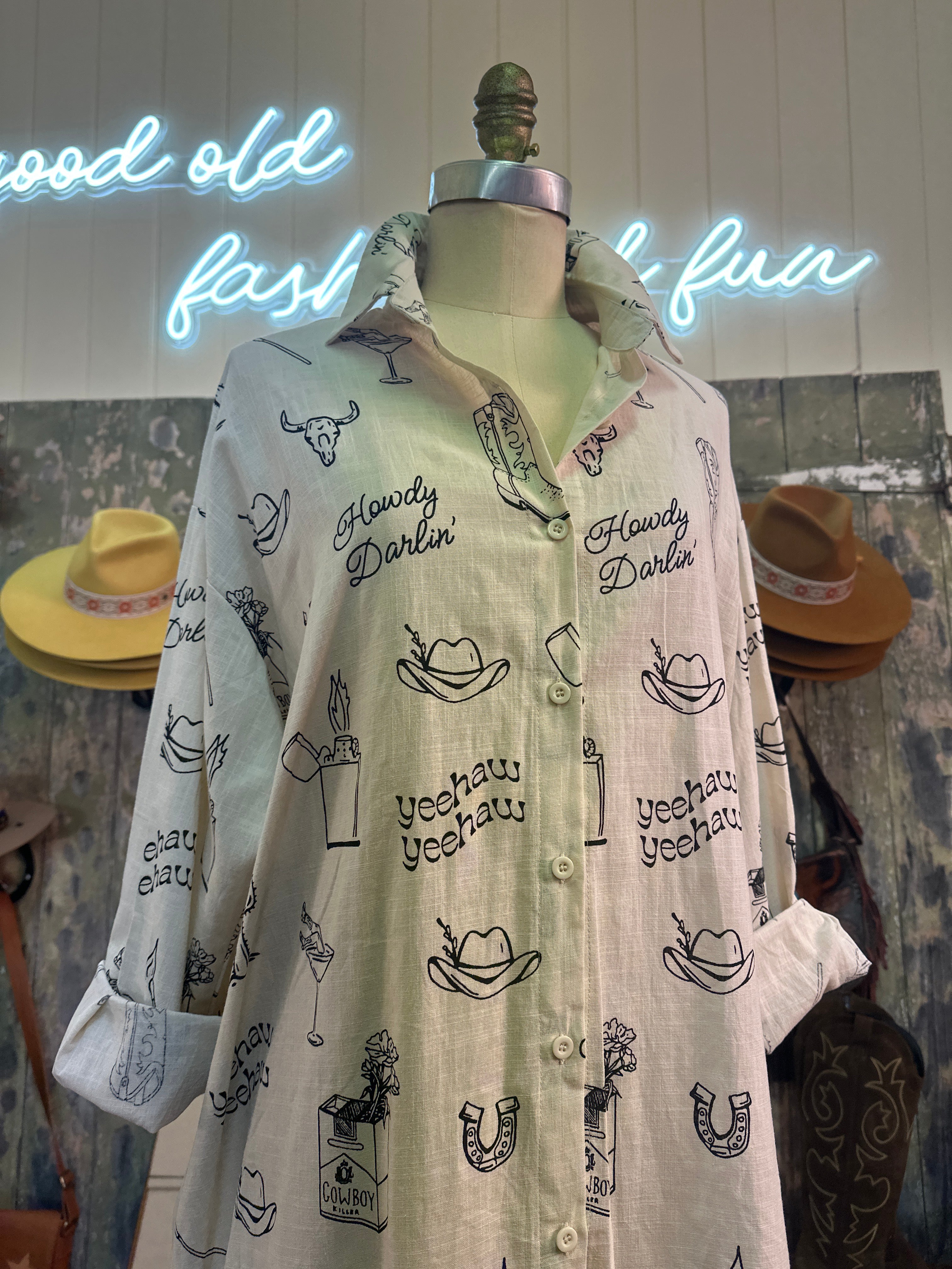 By Frankie Yeh Haw Shirt Dress