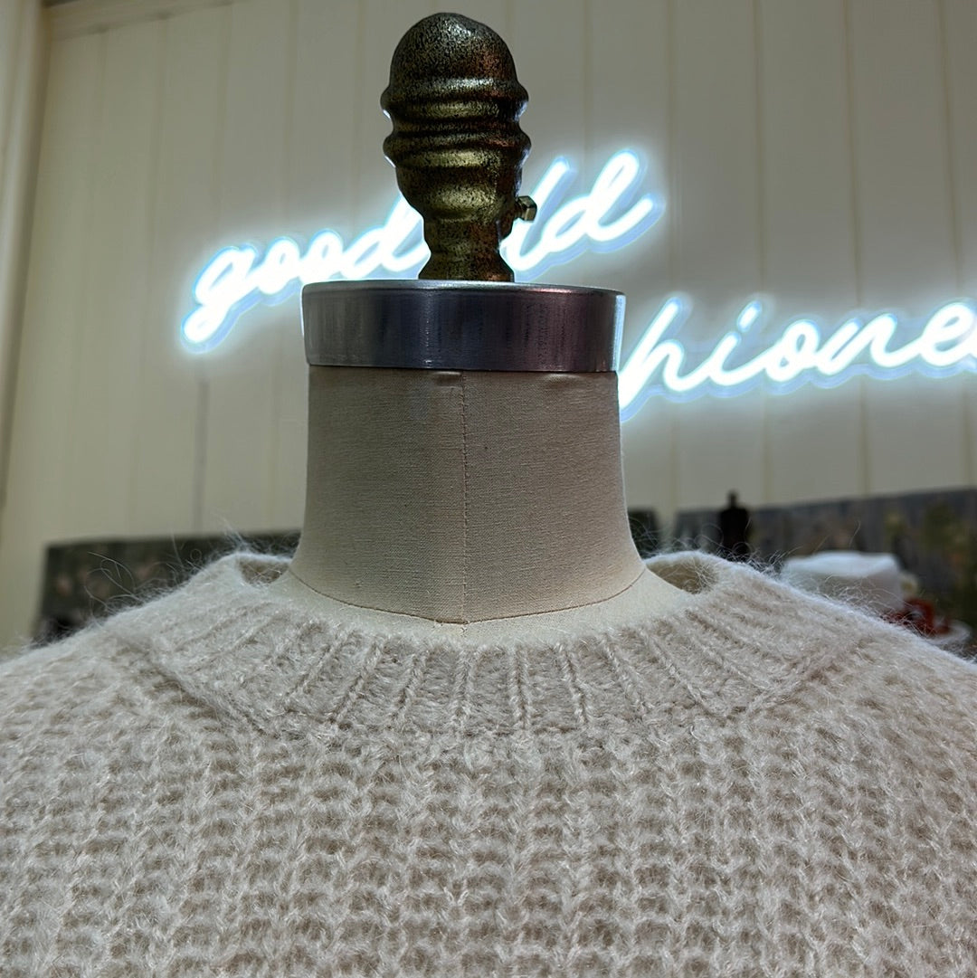 Urban Luxury Mohair Cream Jumper