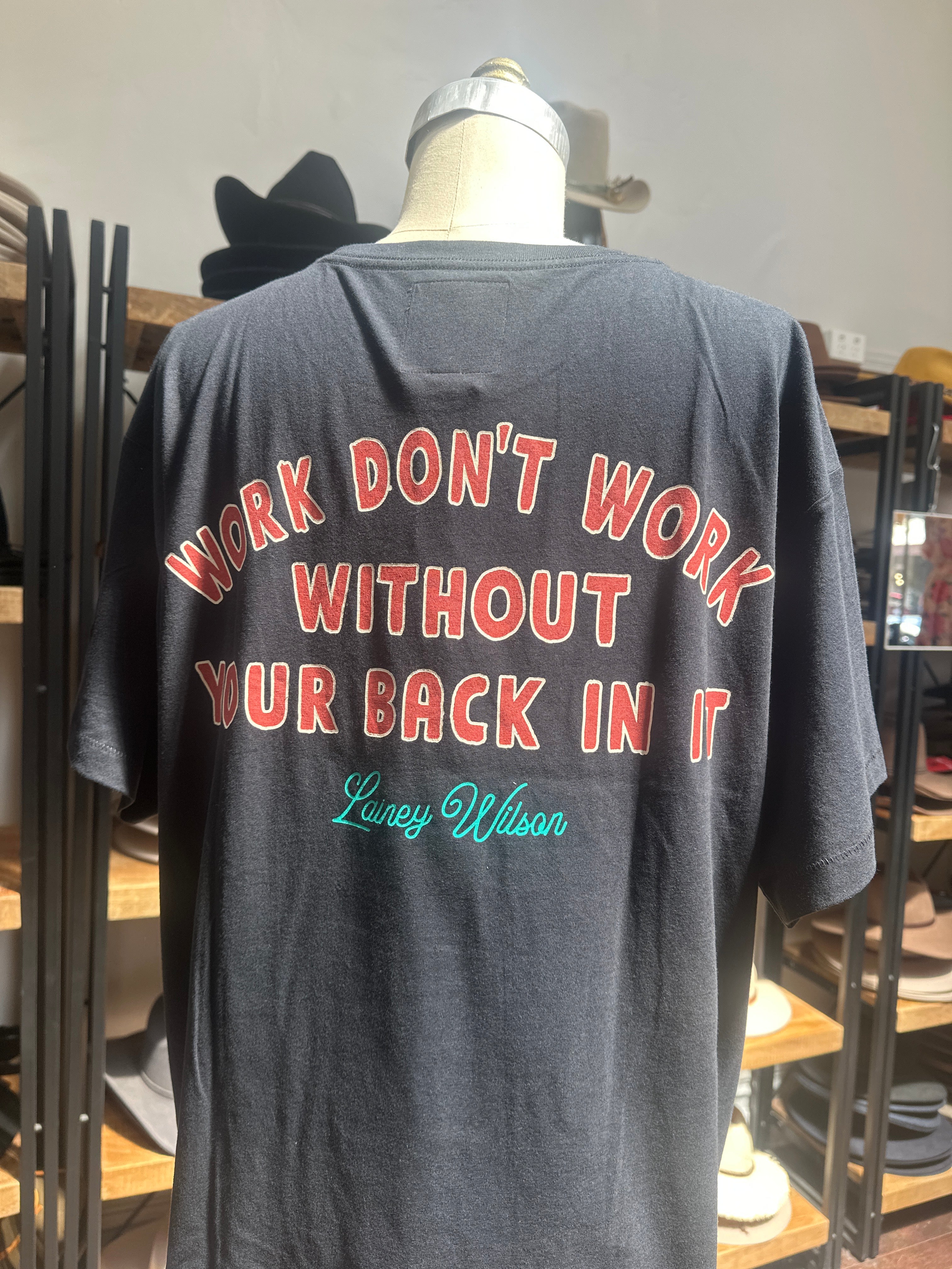 Lainey Wilson x Wrangler Work Oversized T.Shirt