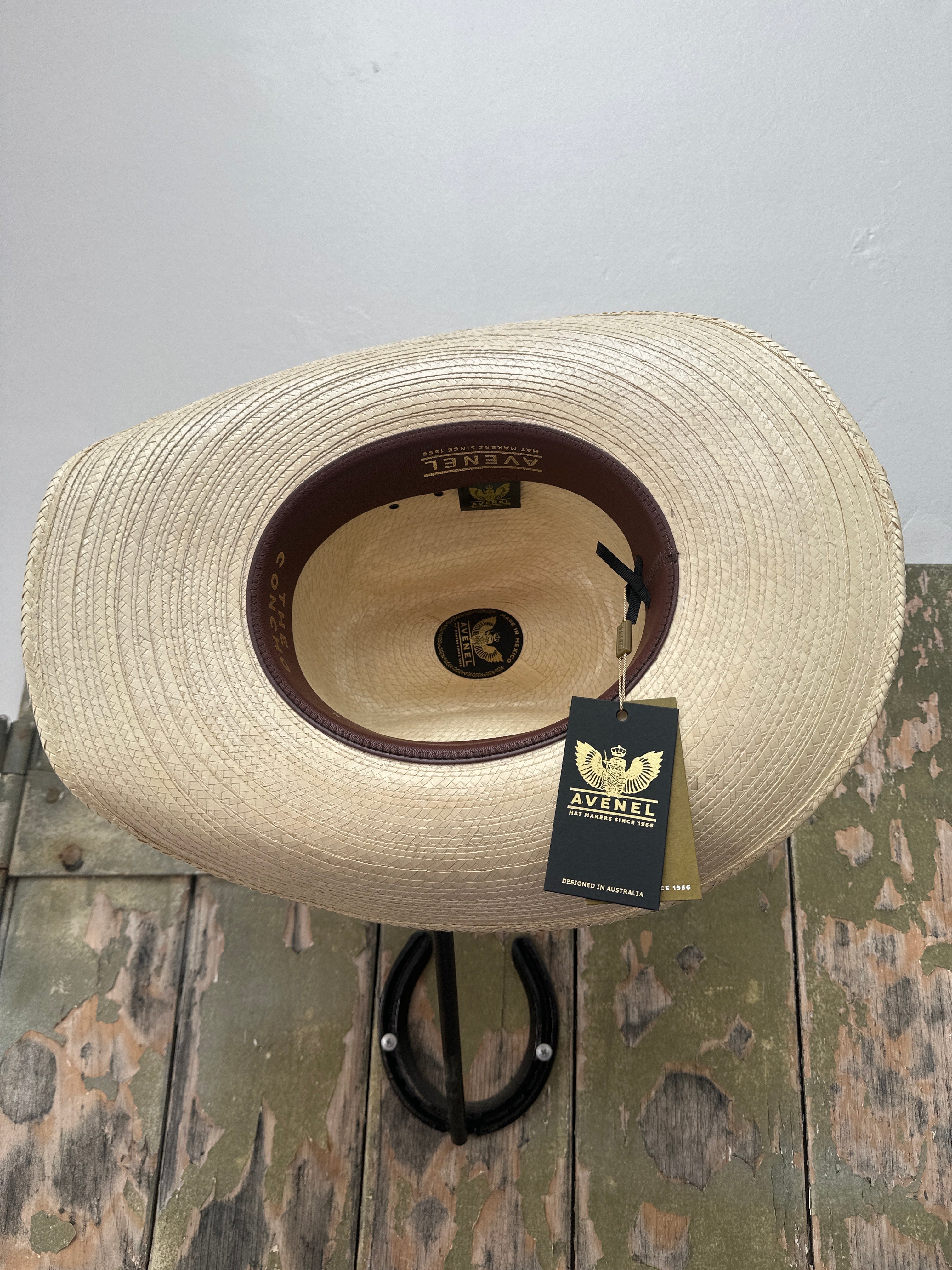 Avenel The Concho - Guatemalan Palm Leaf Mexican Western Straw Hat