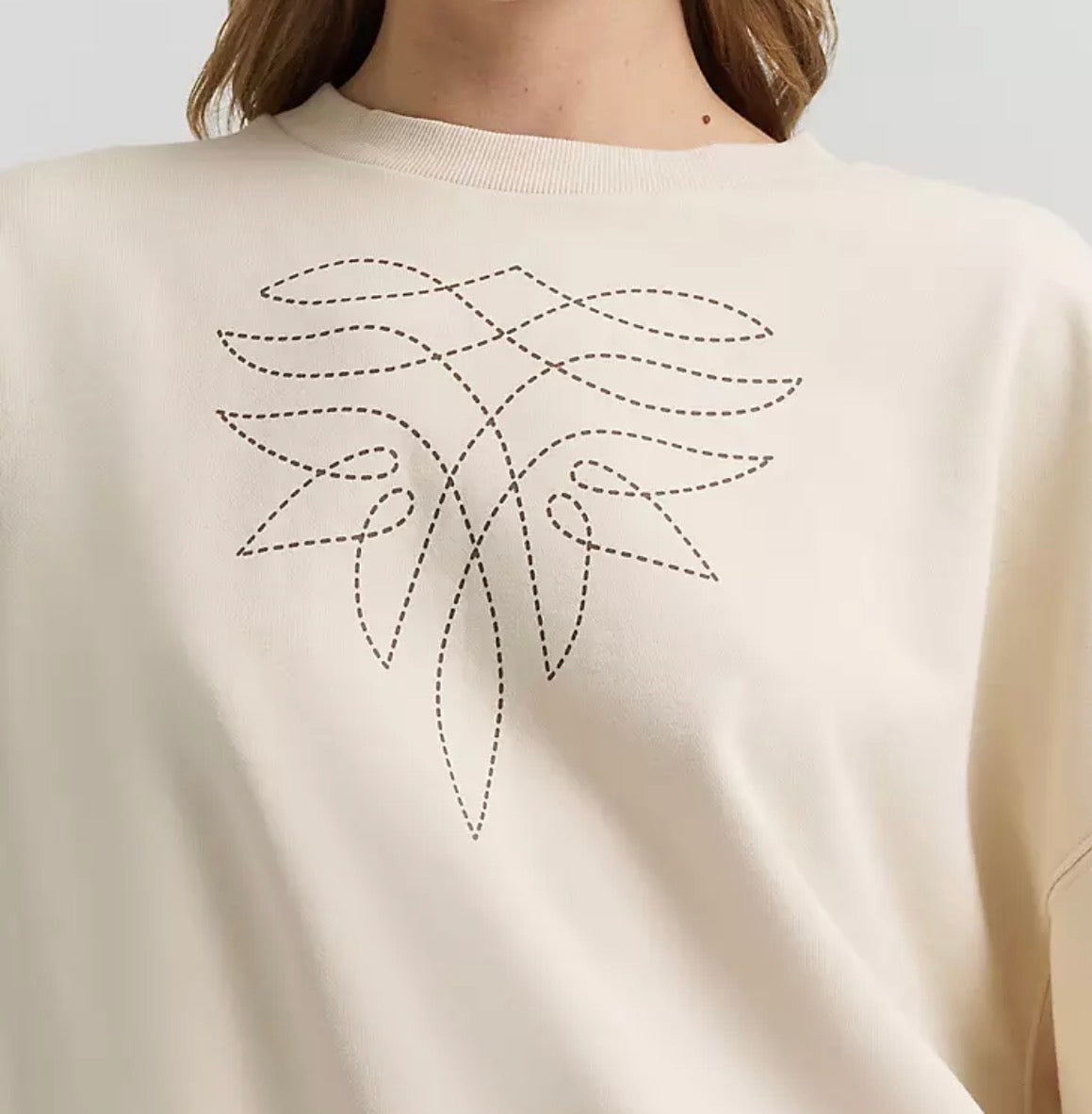 Lainey Wilson x Wrangler Cowboy Long Sleeve Sweater