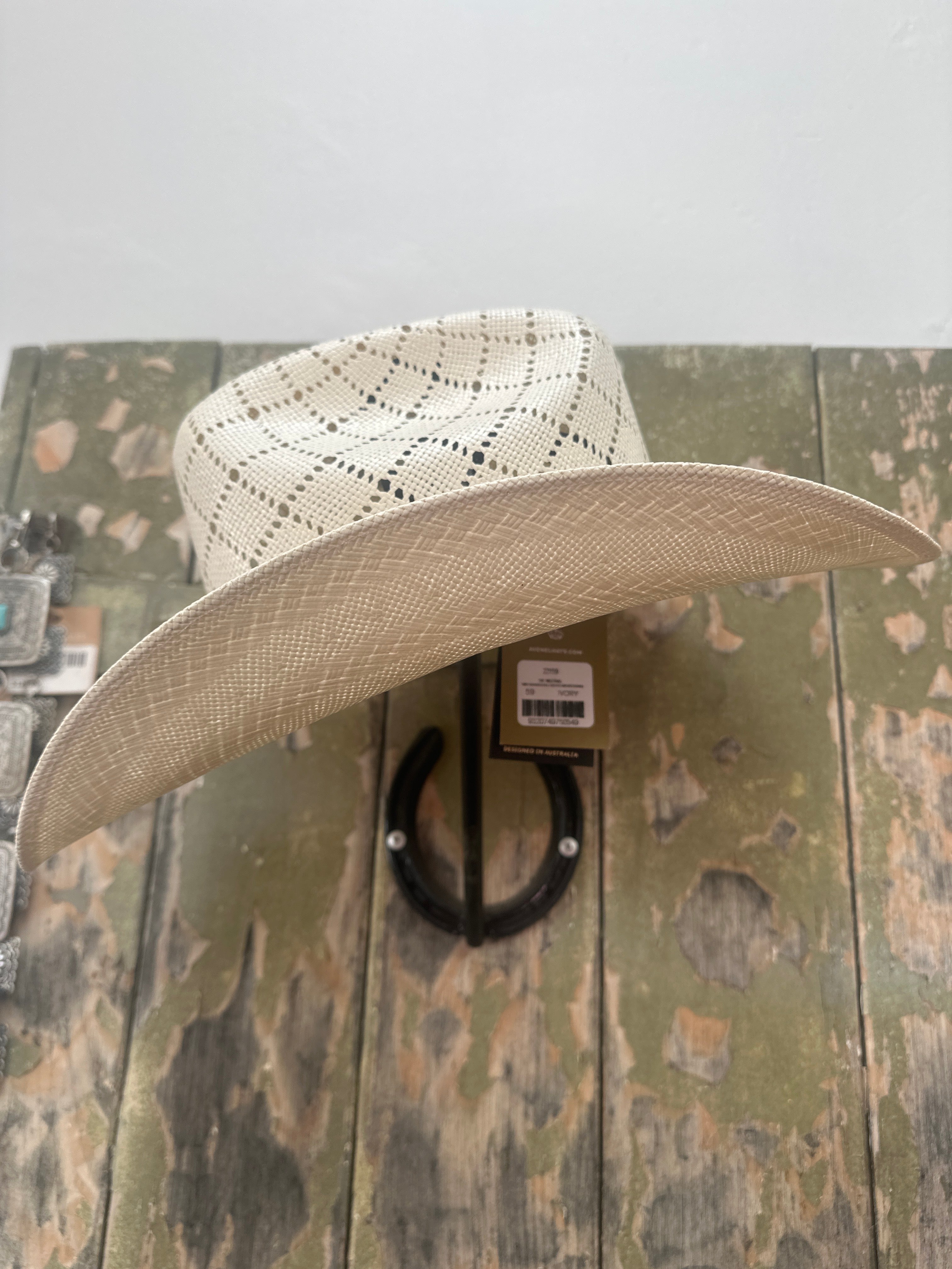 Avenel The Wild Rag - Shantung Mexican Western Straw Hat