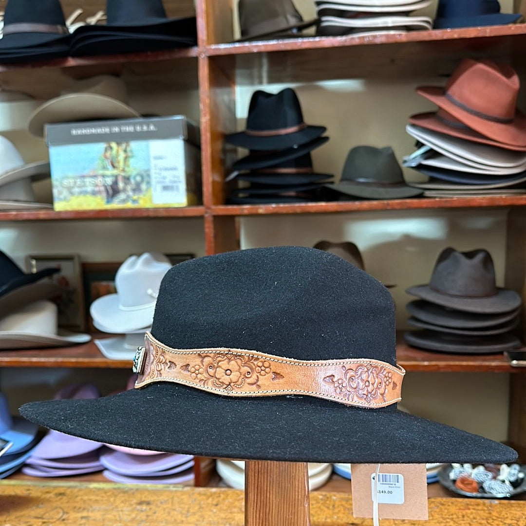 Urban Dust Concho Hat Belt Blue